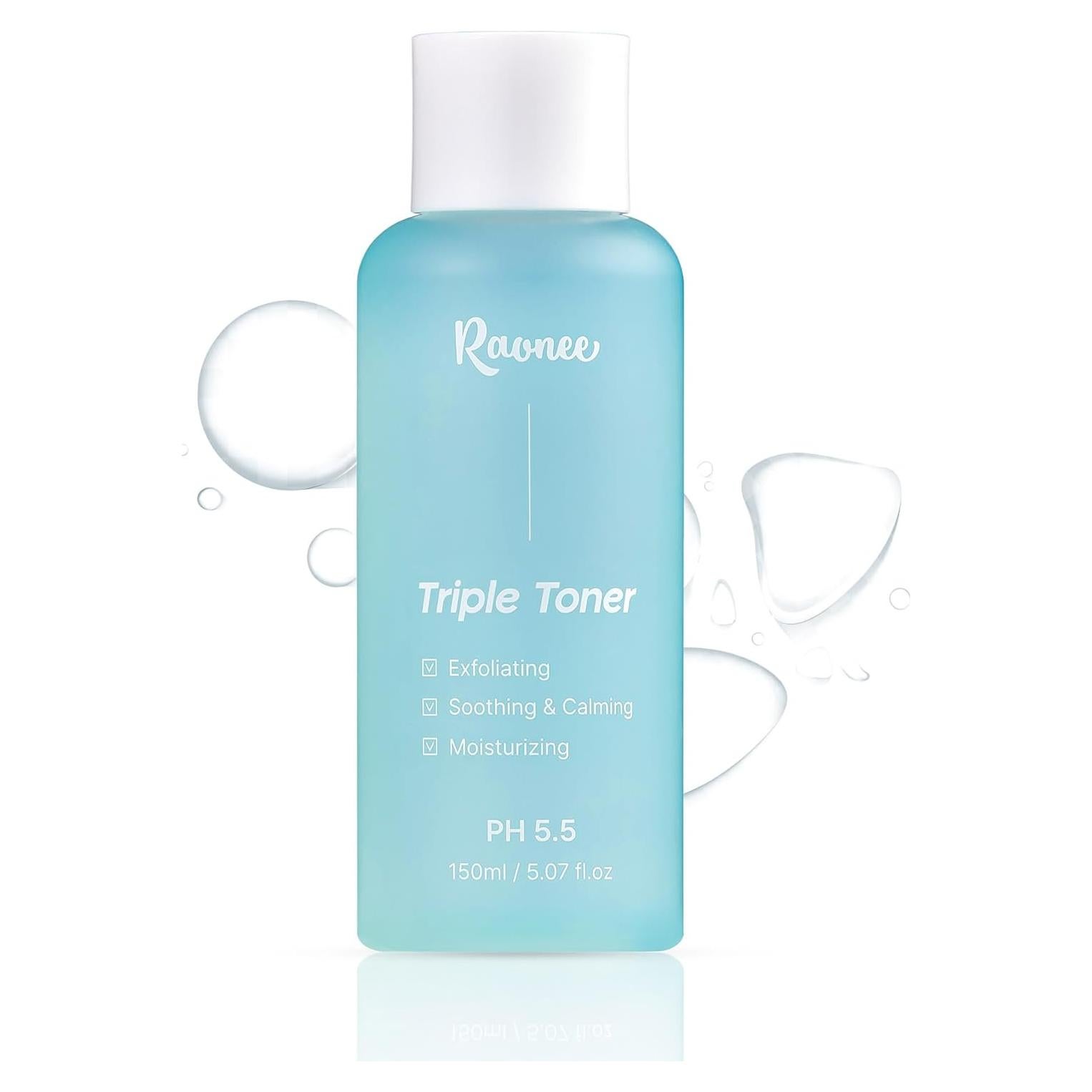 Tónico Triple RaoNEE 150 ml - Exfoliante, Calmante e Hidratante