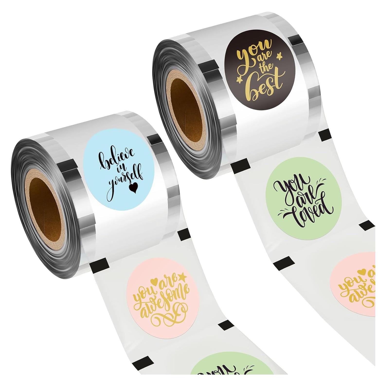 2 Rollos Película Selladora Tazas Henoyso 90-105 mm