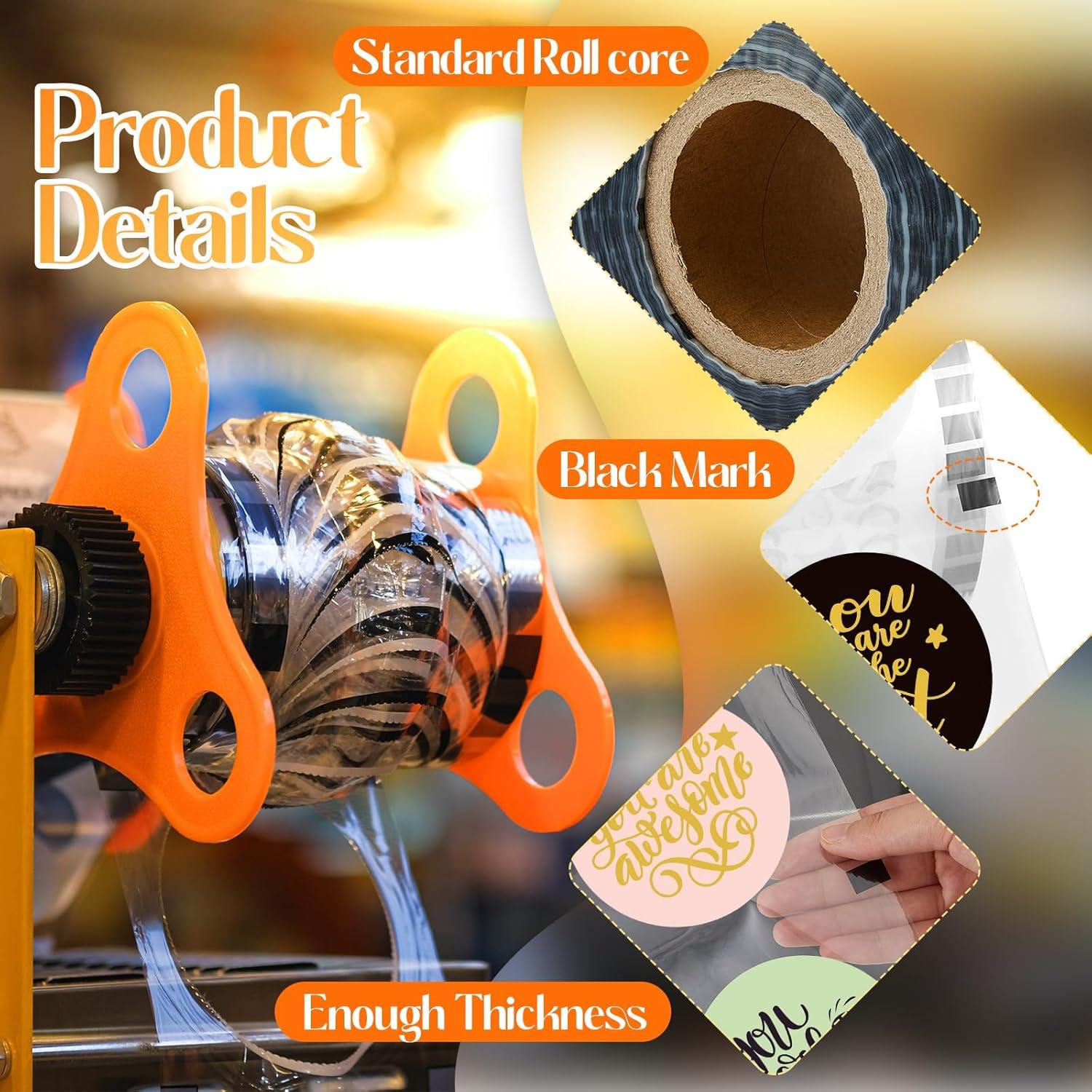 2 Rollos Película Selladora Tazas Henoyso 90-105 mm