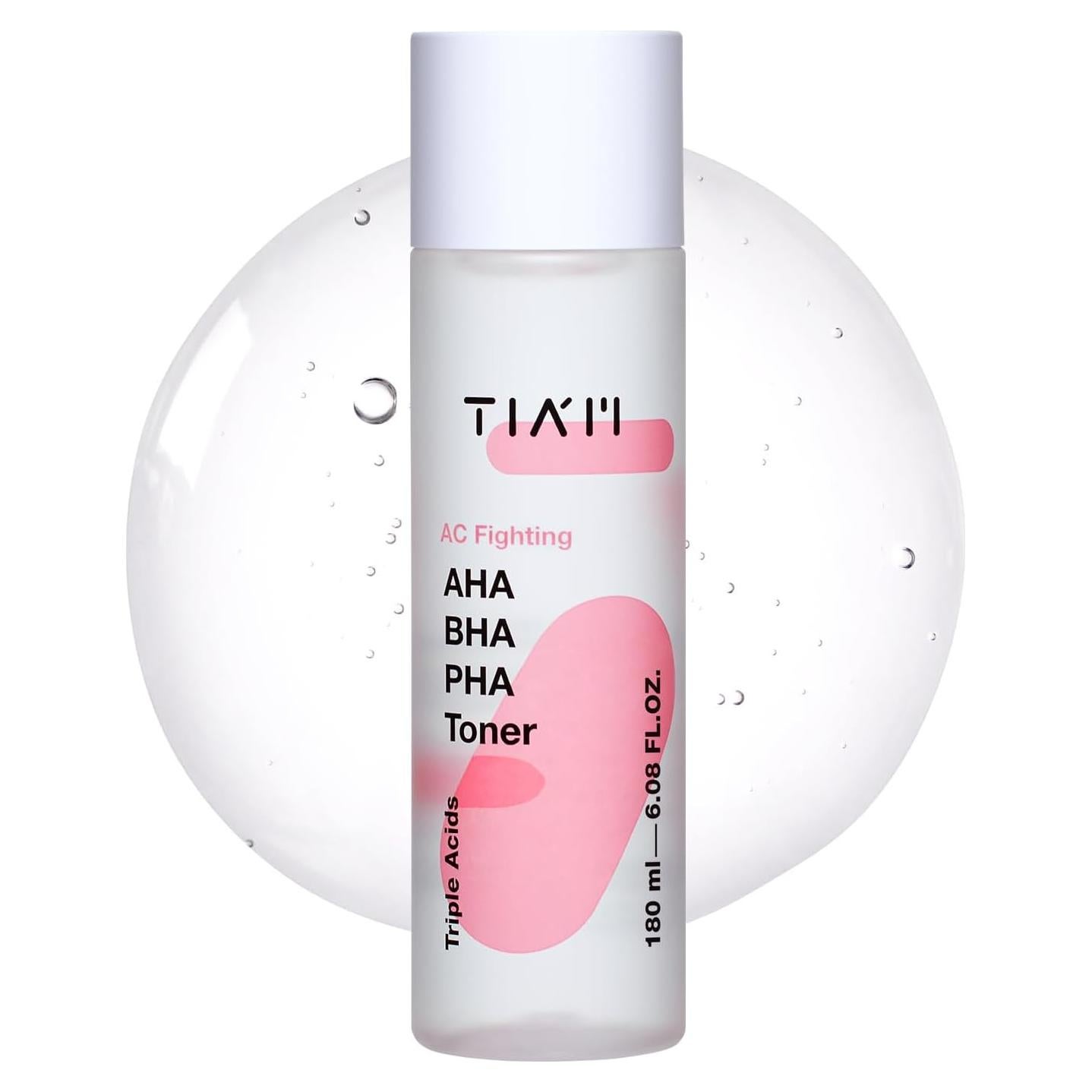 Tónico Exfoliante Suave TIA'M AC Fighting 180 ml Piel Radiante