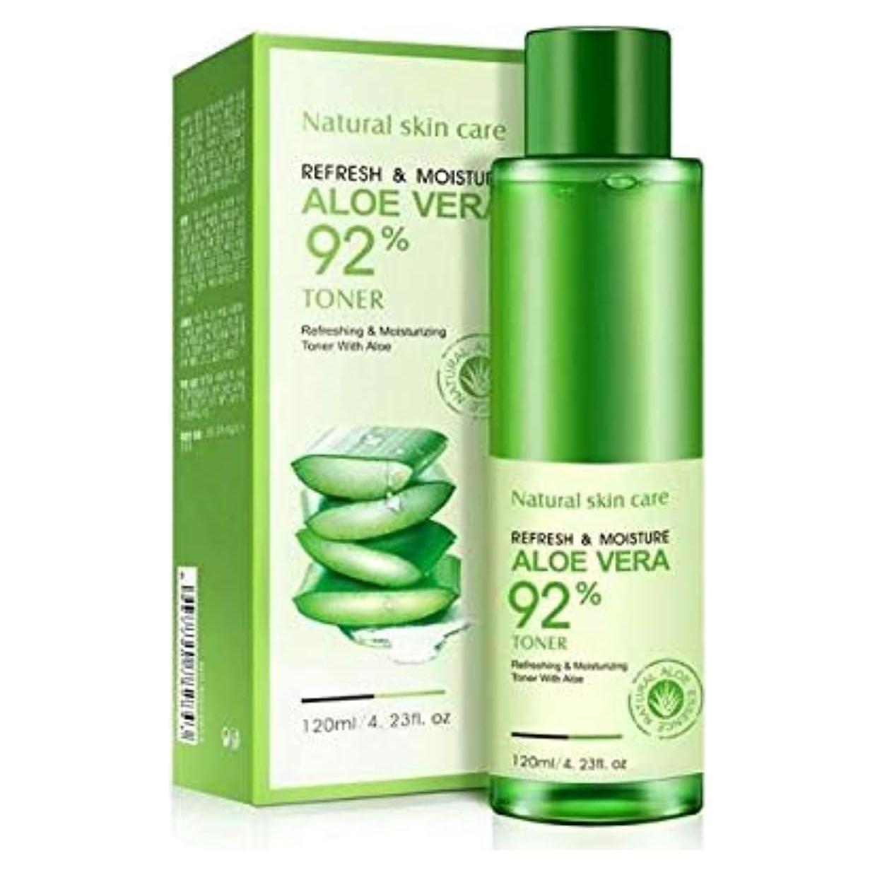 Tónico Hidratante BIOAQUA Aloe Vera 120ml Cuidado Piel Natural