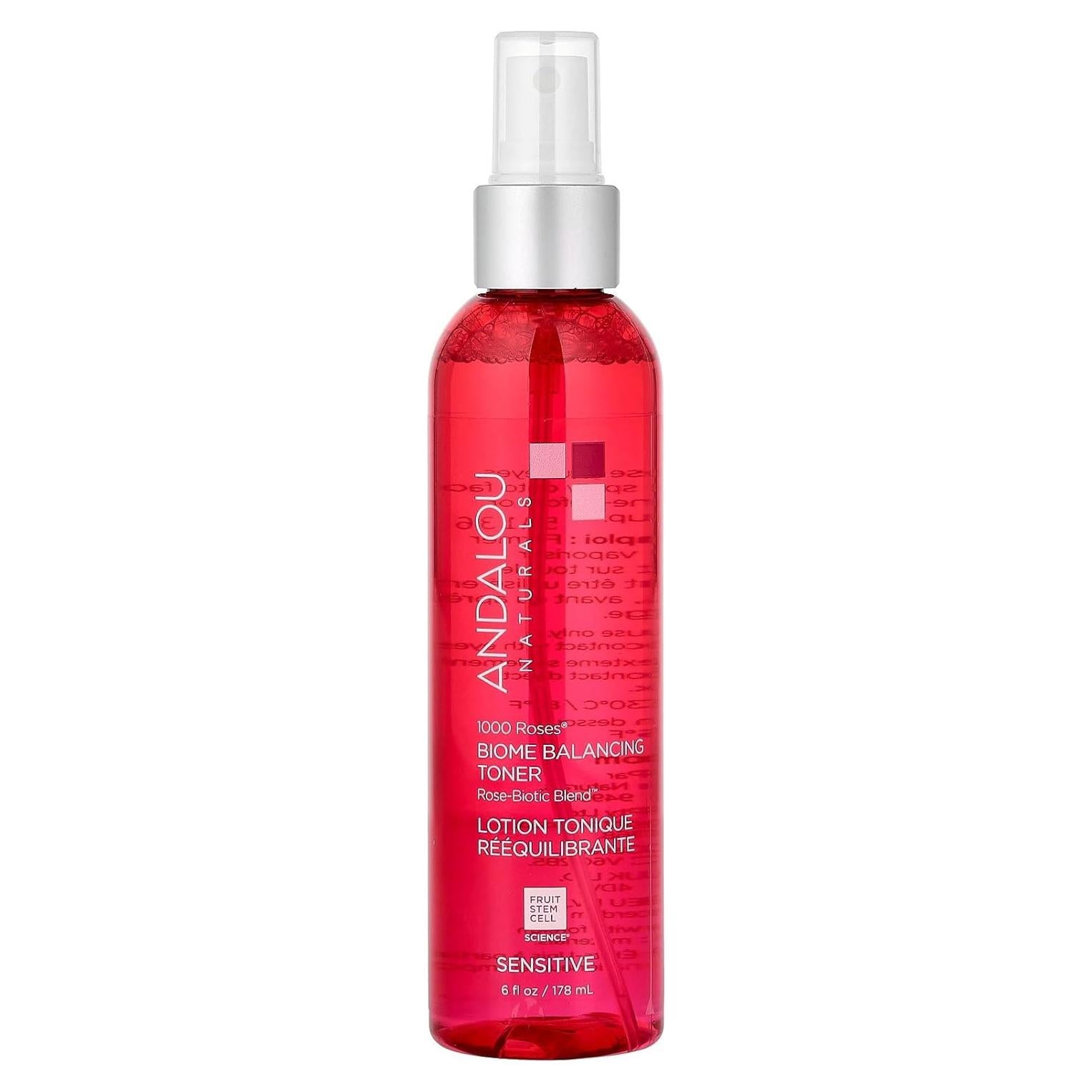 Tónico Facial Equilibrante Andalou Naturals 1000 Rosas 177 ml