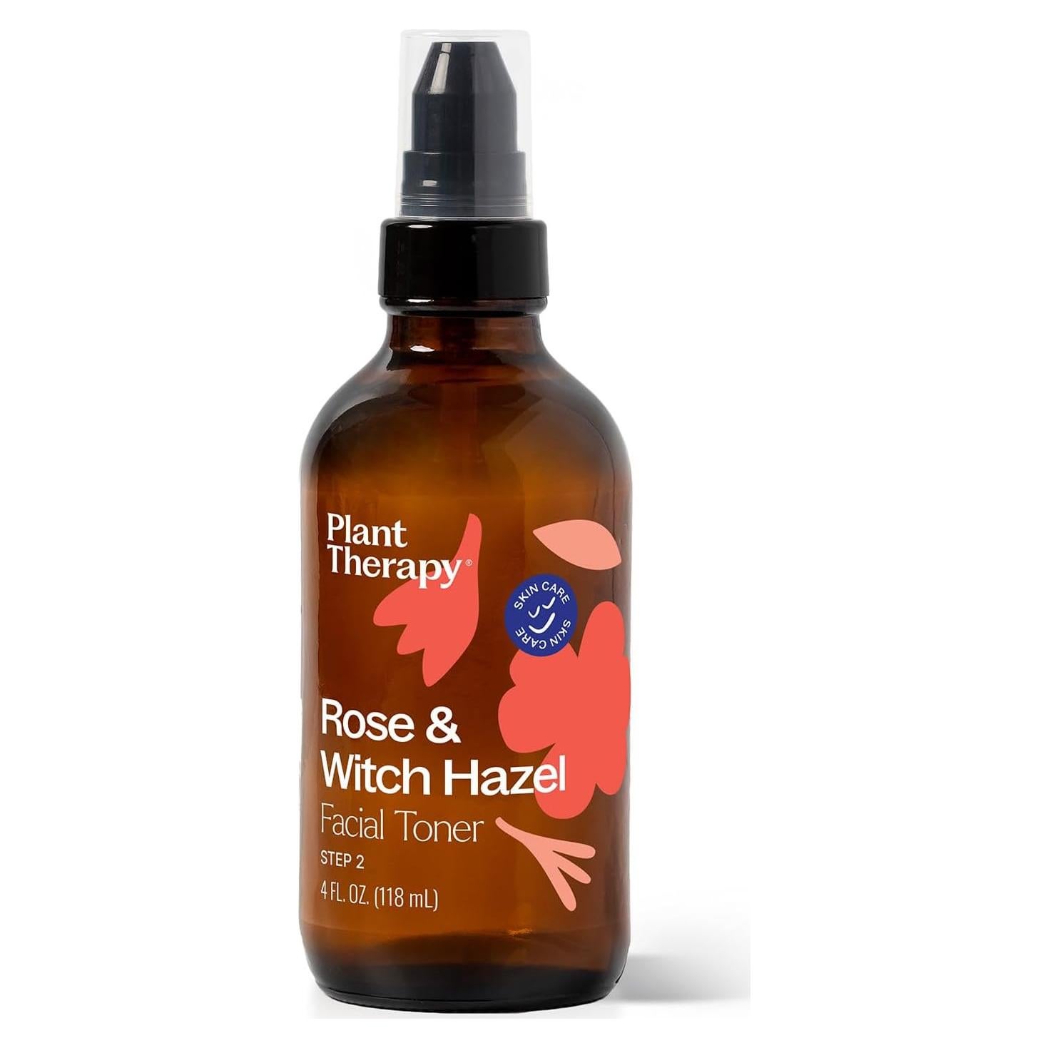 Tónico Facial Plant Therapy Rosa y Hamamelis 118 ml Hidratante