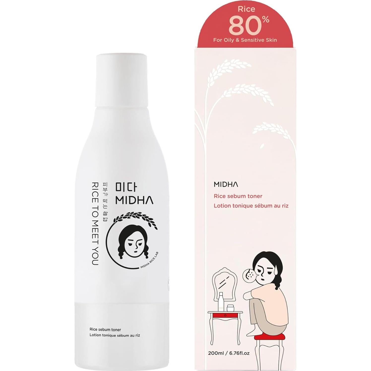 Tónico Facial MIDHA 200ml Vegano Hidratante y Astringente