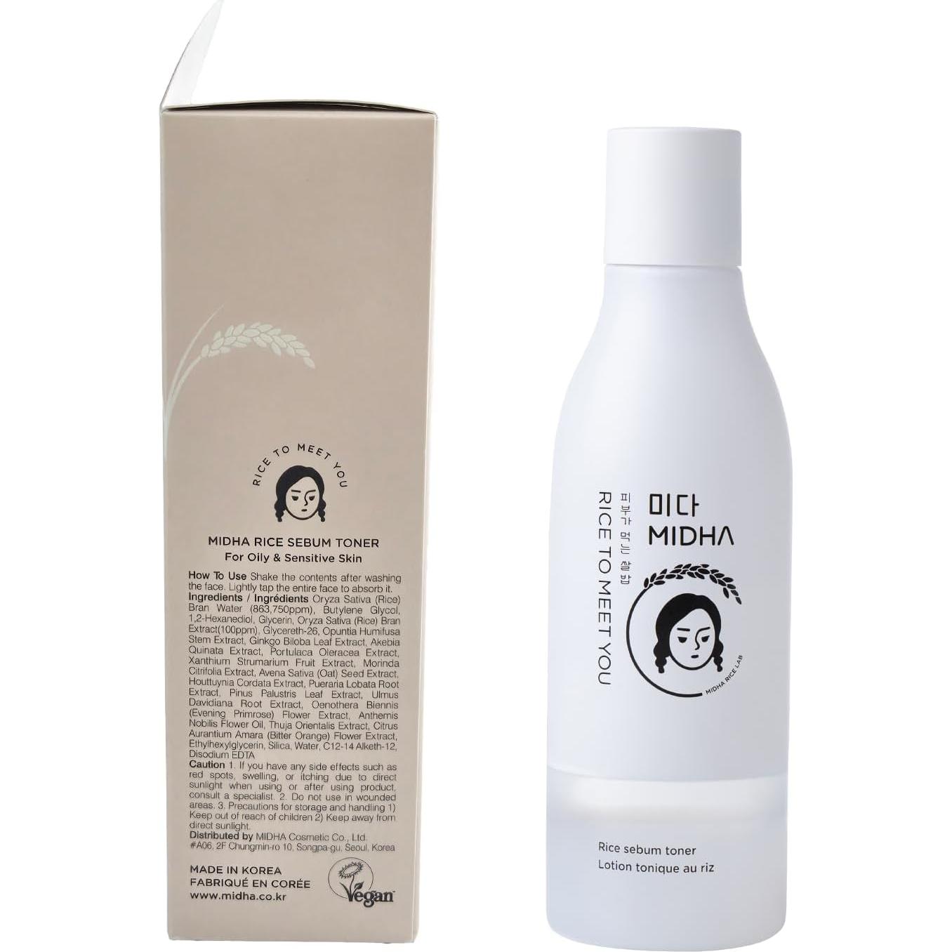 Tónico Facial MIDHA 200ml Vegano Hidratante y Astringente