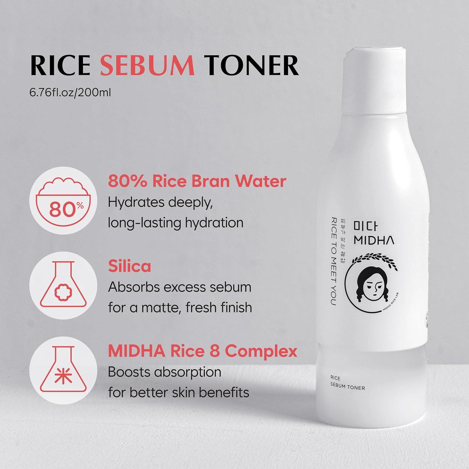 Tónico Facial MIDHA 200ml Vegano Hidratante y Astringente