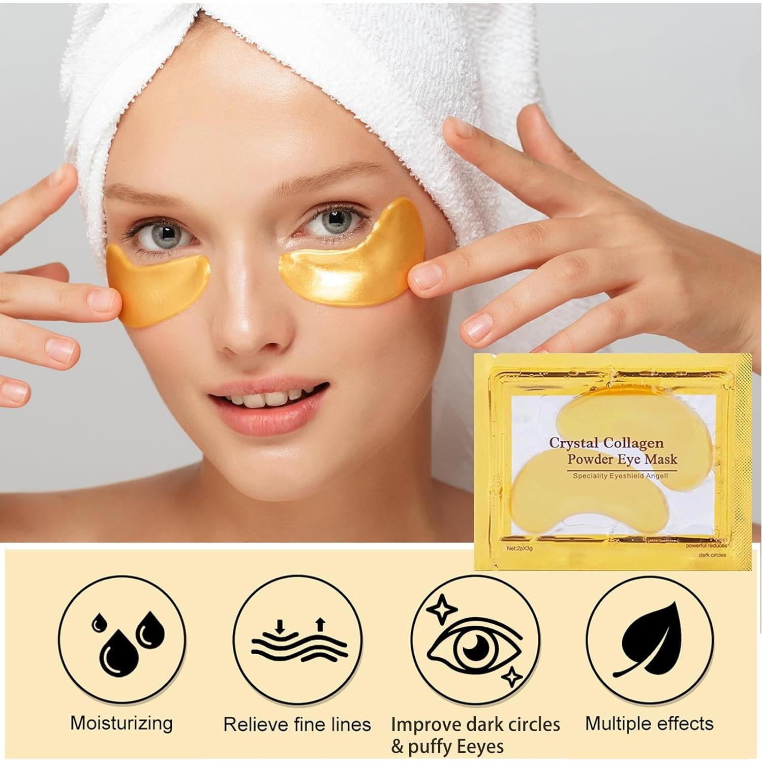 Set 30 Pares Mascarillas Labiales y Ojos BliBling Hidratantes