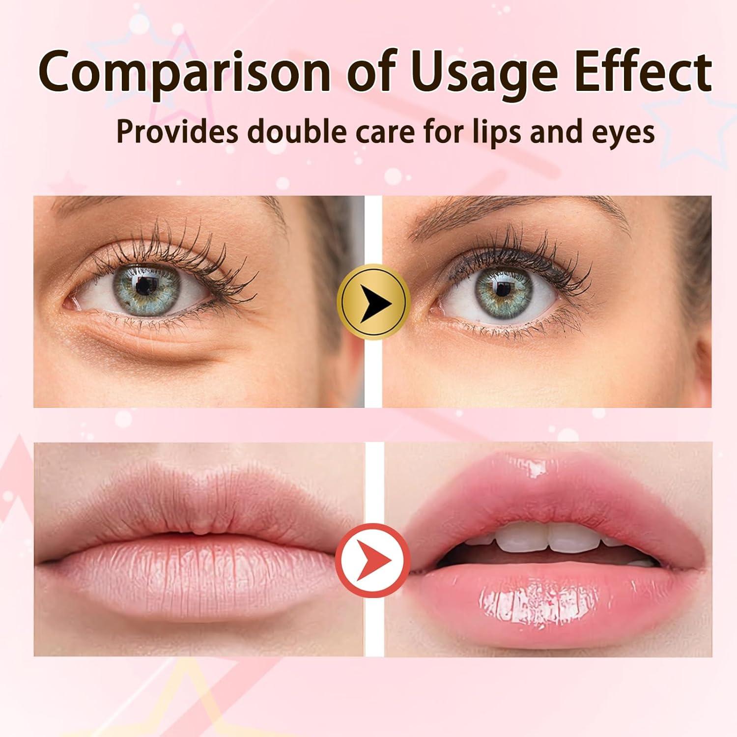 Set 30 Pares Mascarillas Labiales y Ojos BliBling Hidratantes