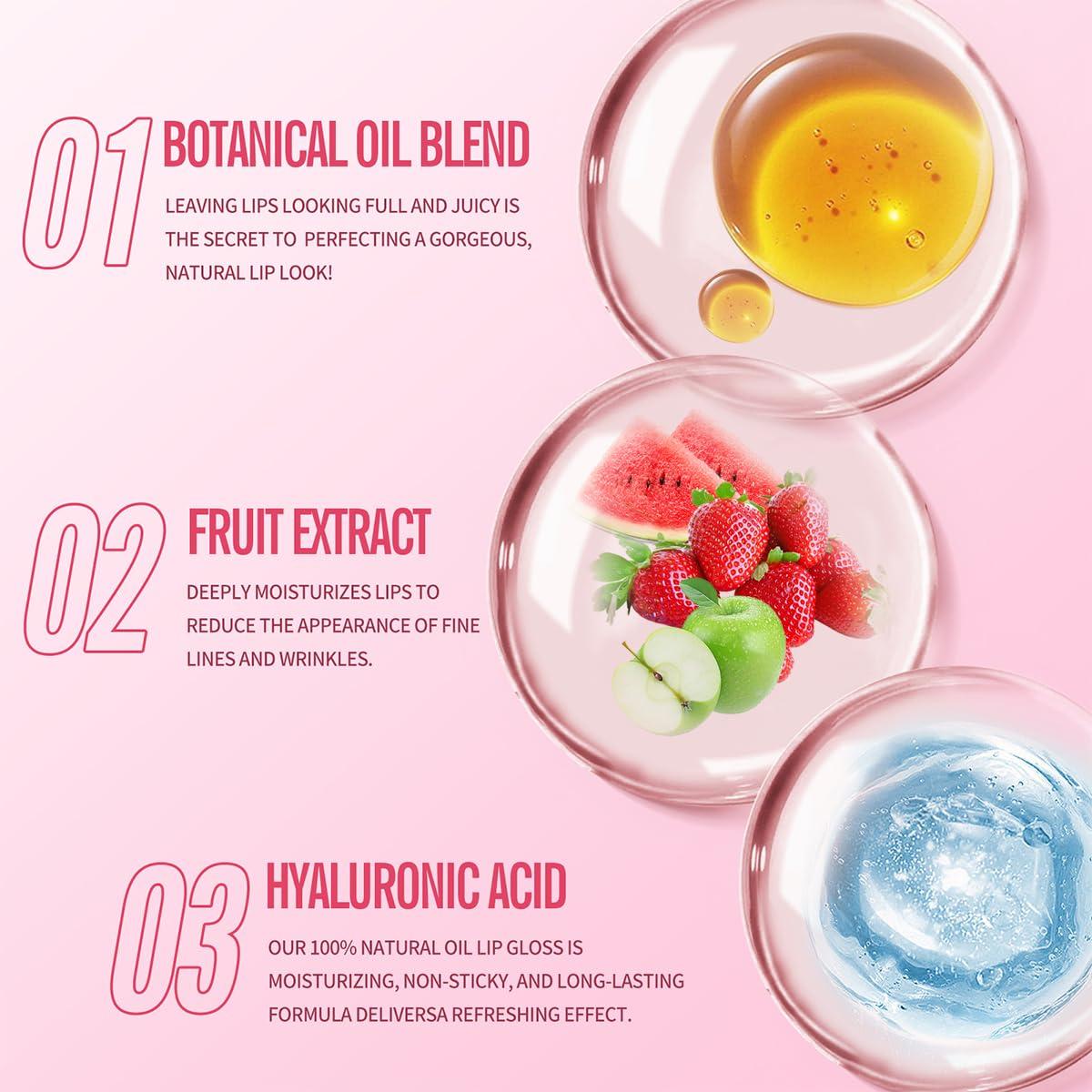 4 Máscaras Labiales de Frutas Qifylmaf - Hidratación Nocturna