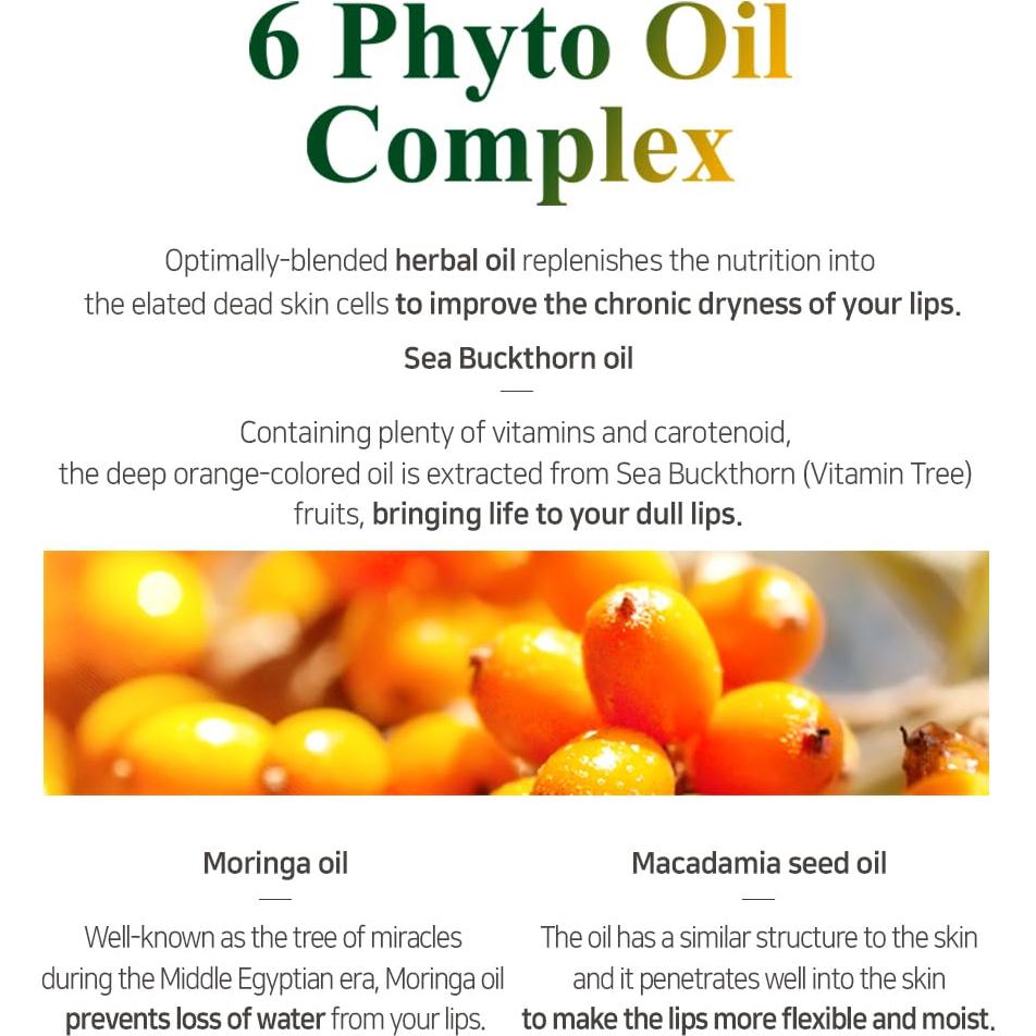 Mascarilla Labial Nocturna PETITFEE Aceite de Espino Marino 15g