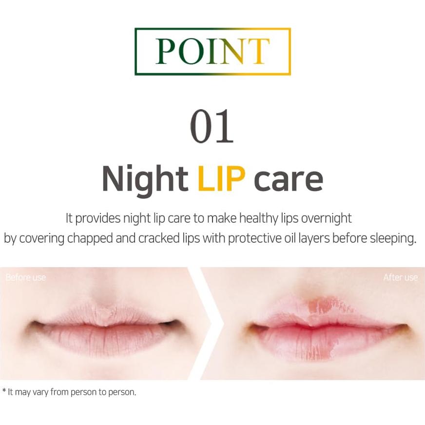 Mascarilla Labial Nocturna PETITFEE Aceite de Espino Marino 15g