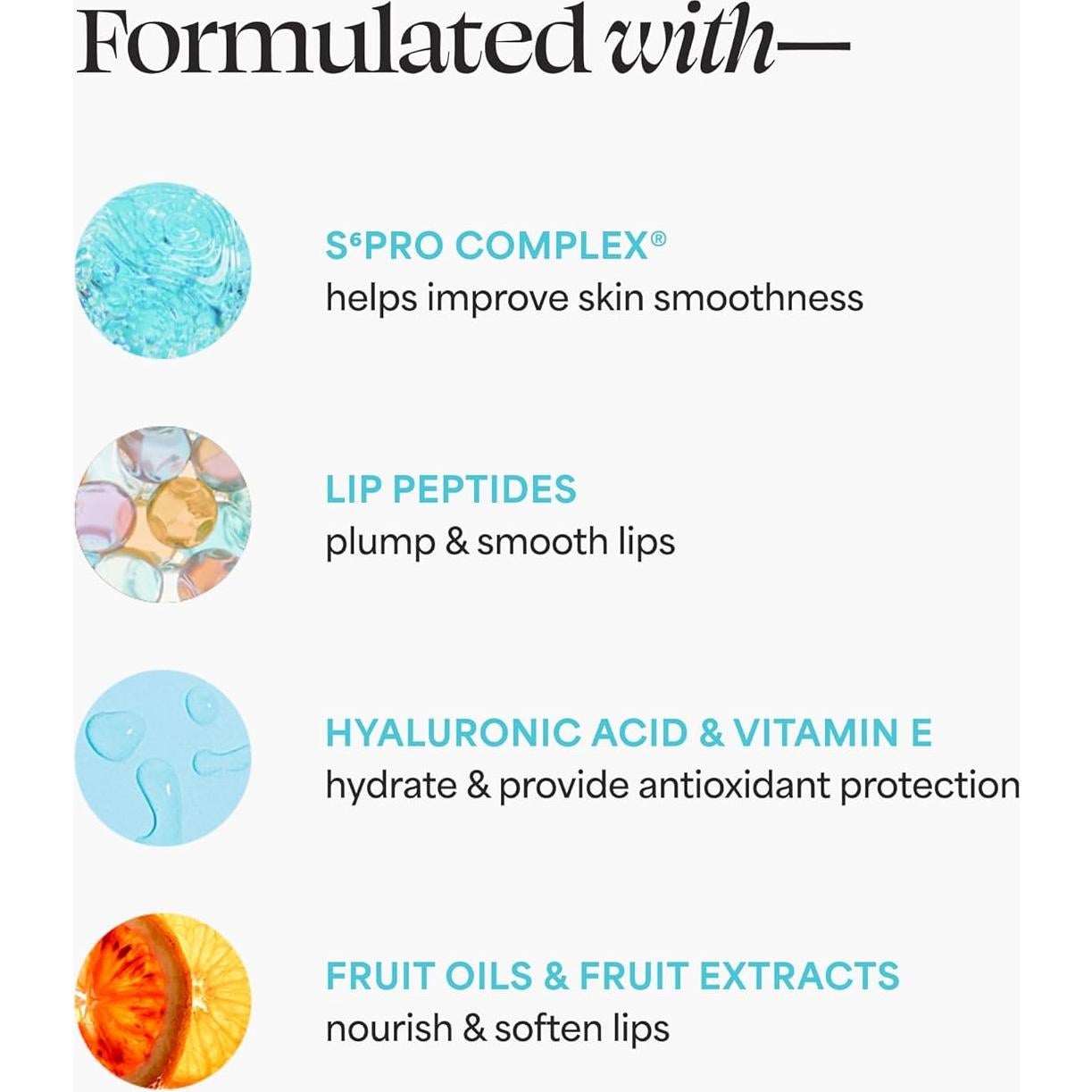 TULA Máscara de Labios Hidratante 24/7 con Péptidos 7.87 g