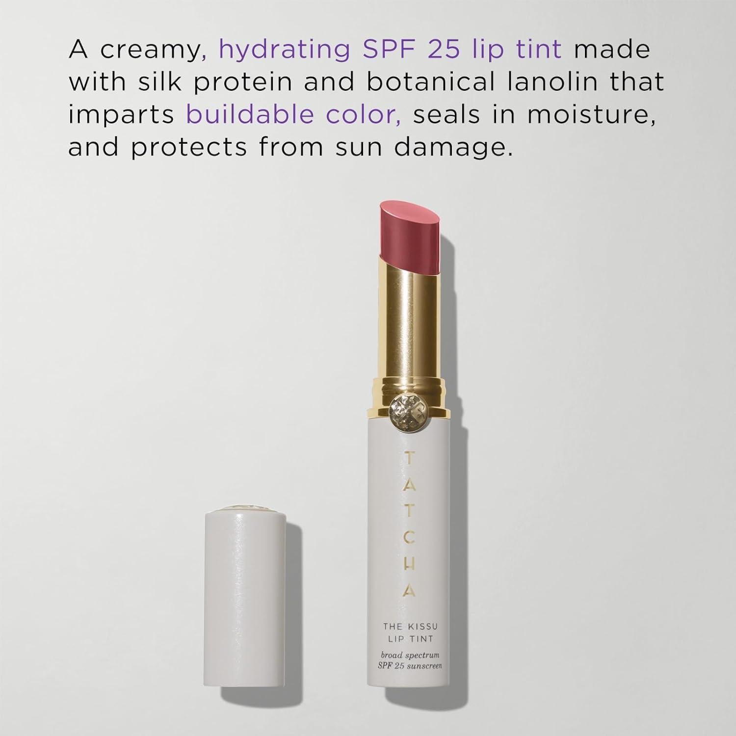 Conjunto de Labios Tatcha: Exfoliante, Tratamiento y Tinte