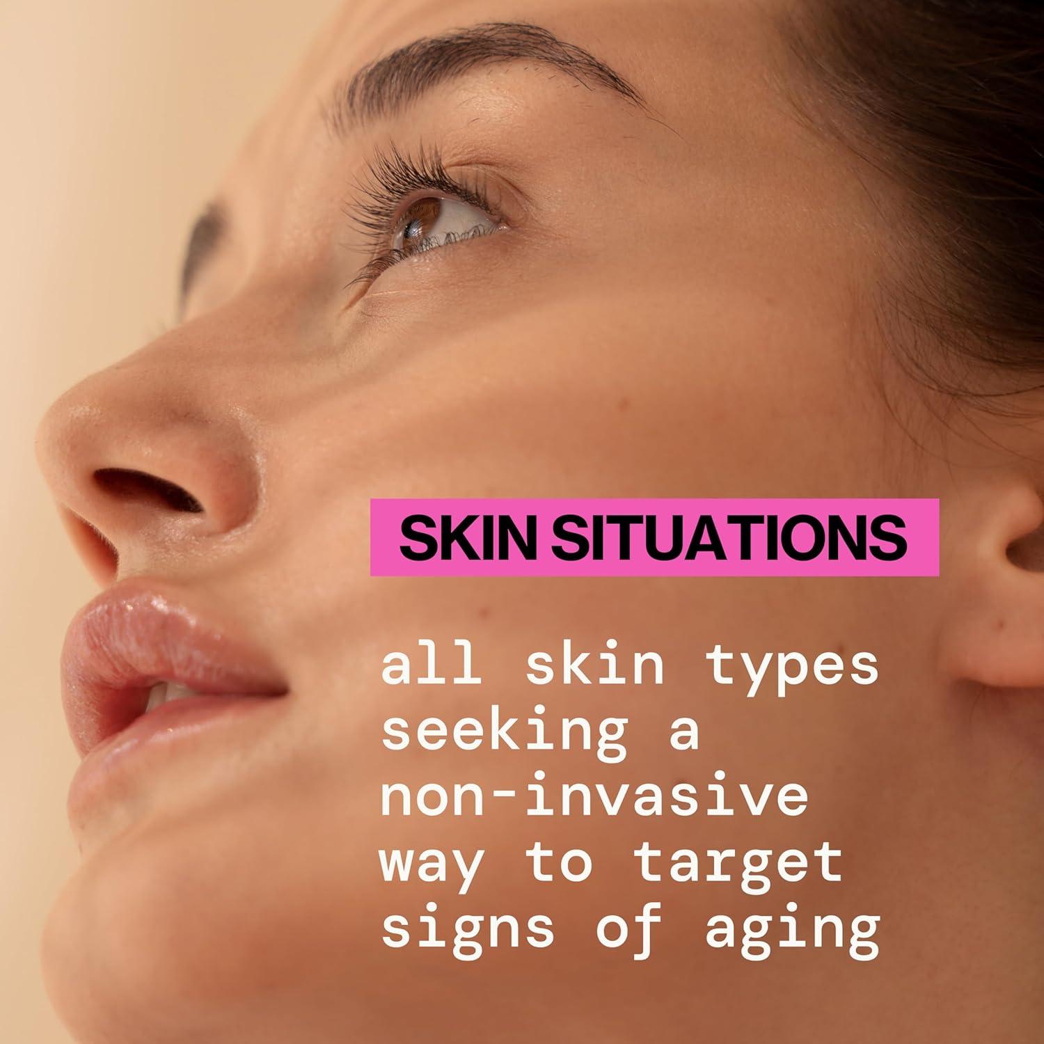 Beauty Reusable Lip Line Mask, Skincare, Silicone Mask, For Fine Lines and Wrinkles, Lift and Firm, Pair with Serum, Storage Tin Included, Skin Care, Face Masks Skincare, Vegan, 2 Pieces