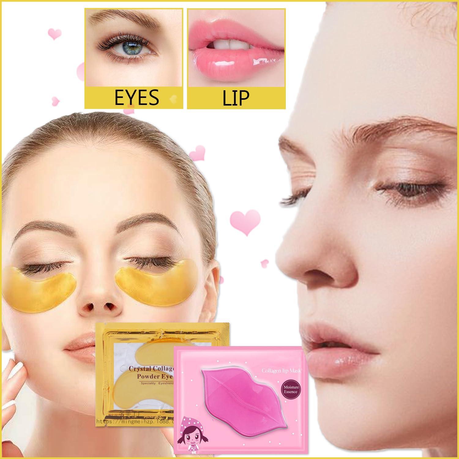 30 Pares de Mascarillas de Colágeno Sulily para Labios y Ojos