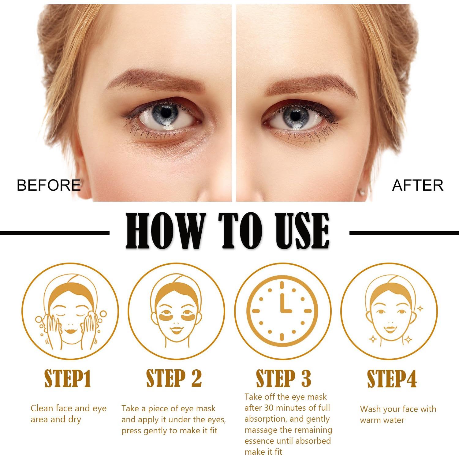 30 Pares de Mascarillas de Colágeno Sulily para Labios y Ojos