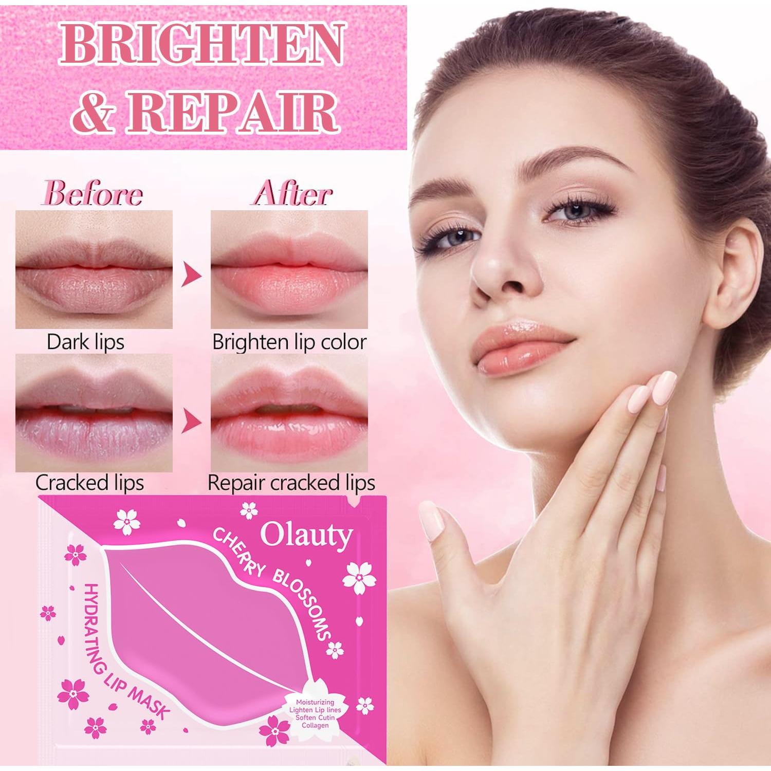 30 Pares de Mascarillas Labiales y Parches para Ojos Eakroo