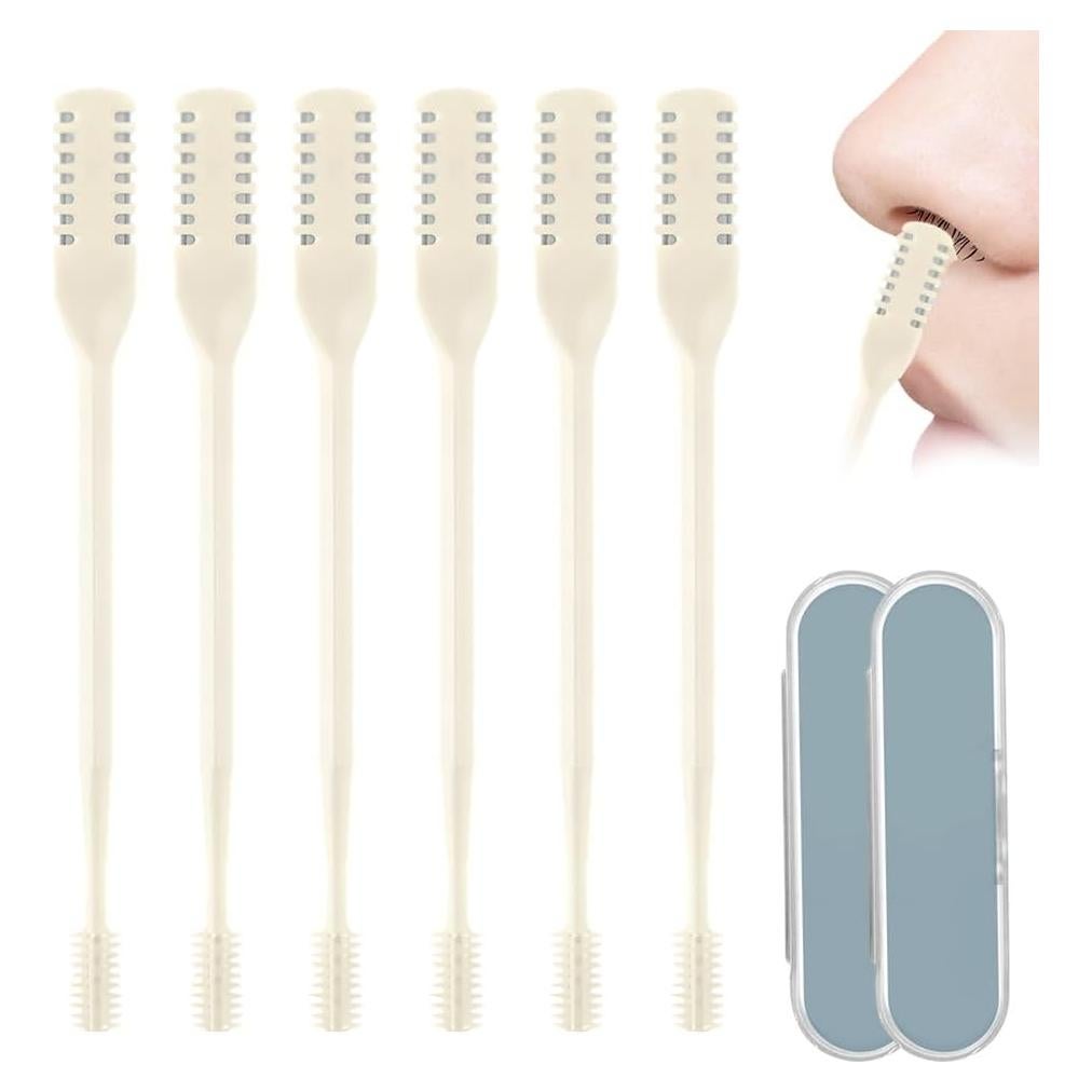 Cortador de Vello Nasal 2-en-1 Cecurpo Albaricoque