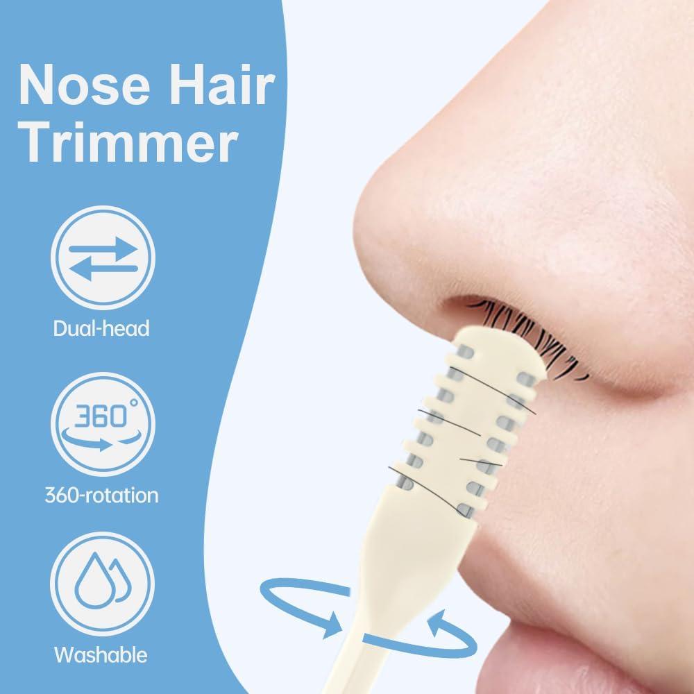 Cortador de Vello Nasal 2-en-1 Cecurpo Albaricoque