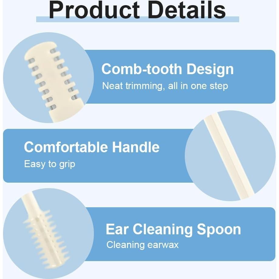 Cortador de Vello Nasal 2-en-1 Cecurpo Albaricoque