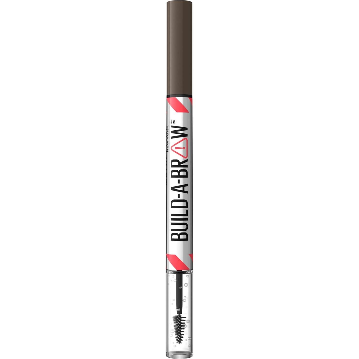 Lápiz y Gel Sellador para Cejas Maybelline Build-A-Brow Marrón Negro 1.4g