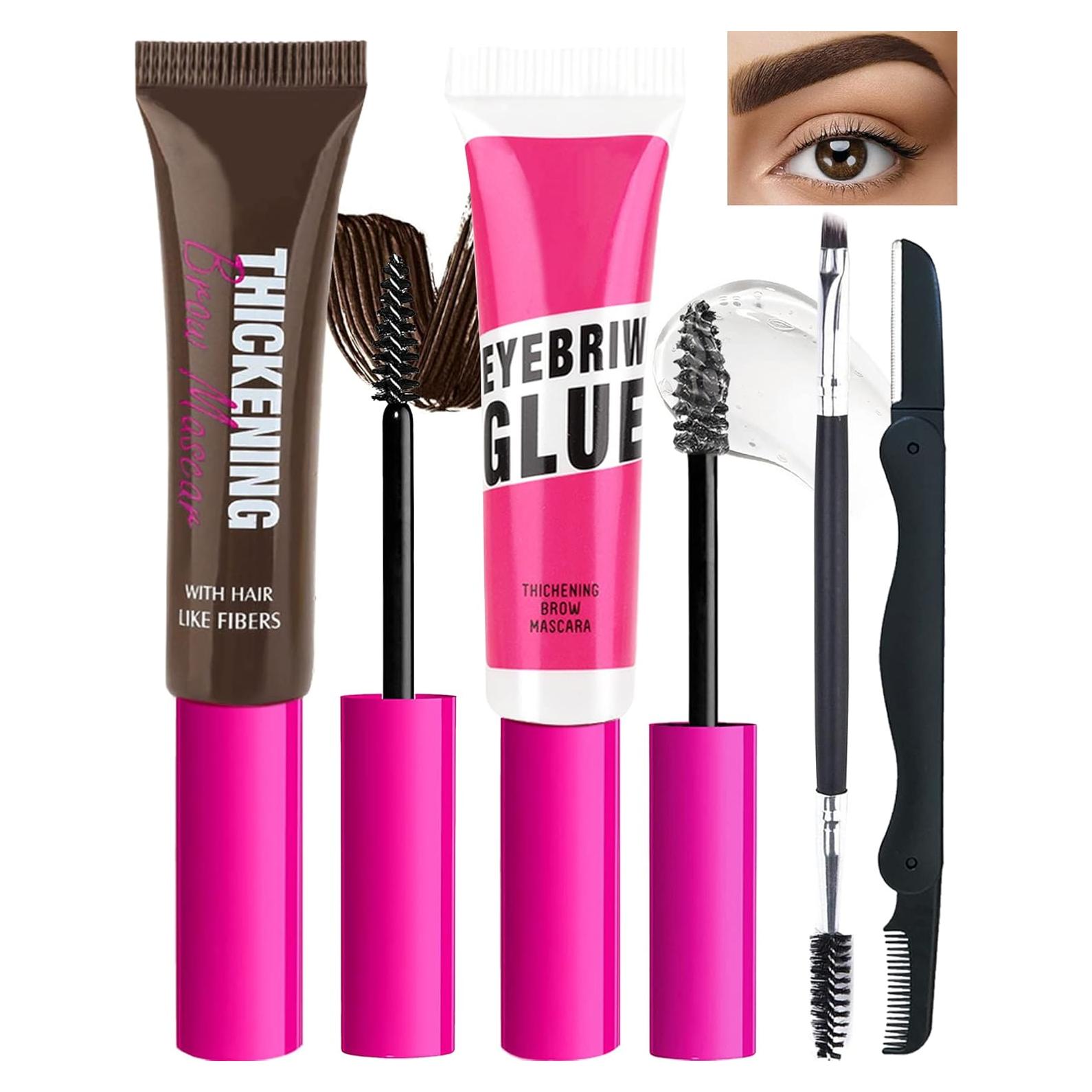 Kit de Gel para Cejas LYSdefeu - Tinte y Fijación Transparente