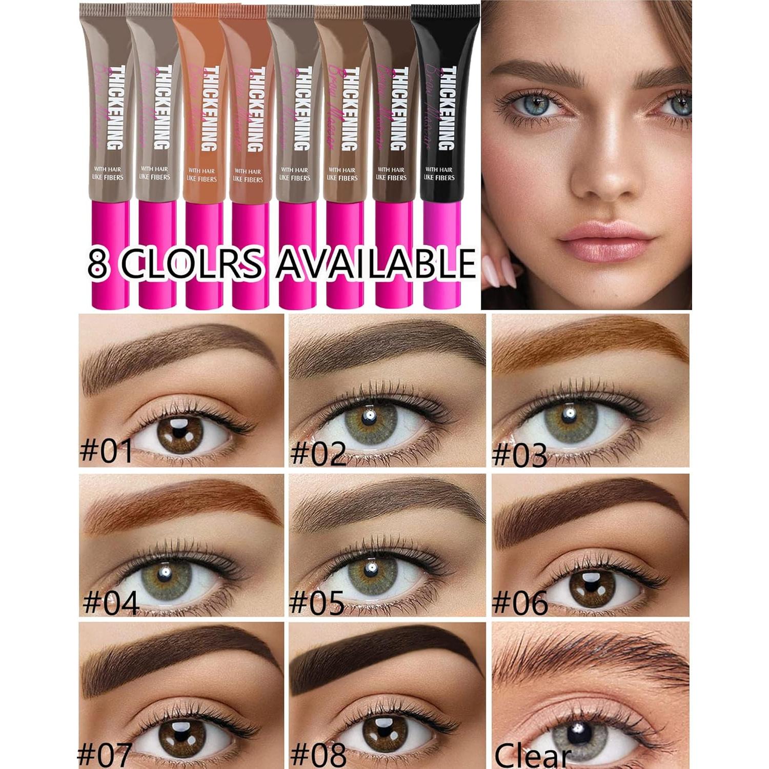 Kit de Gel para Cejas LYSdefeu - Tinte y Fijación Transparente