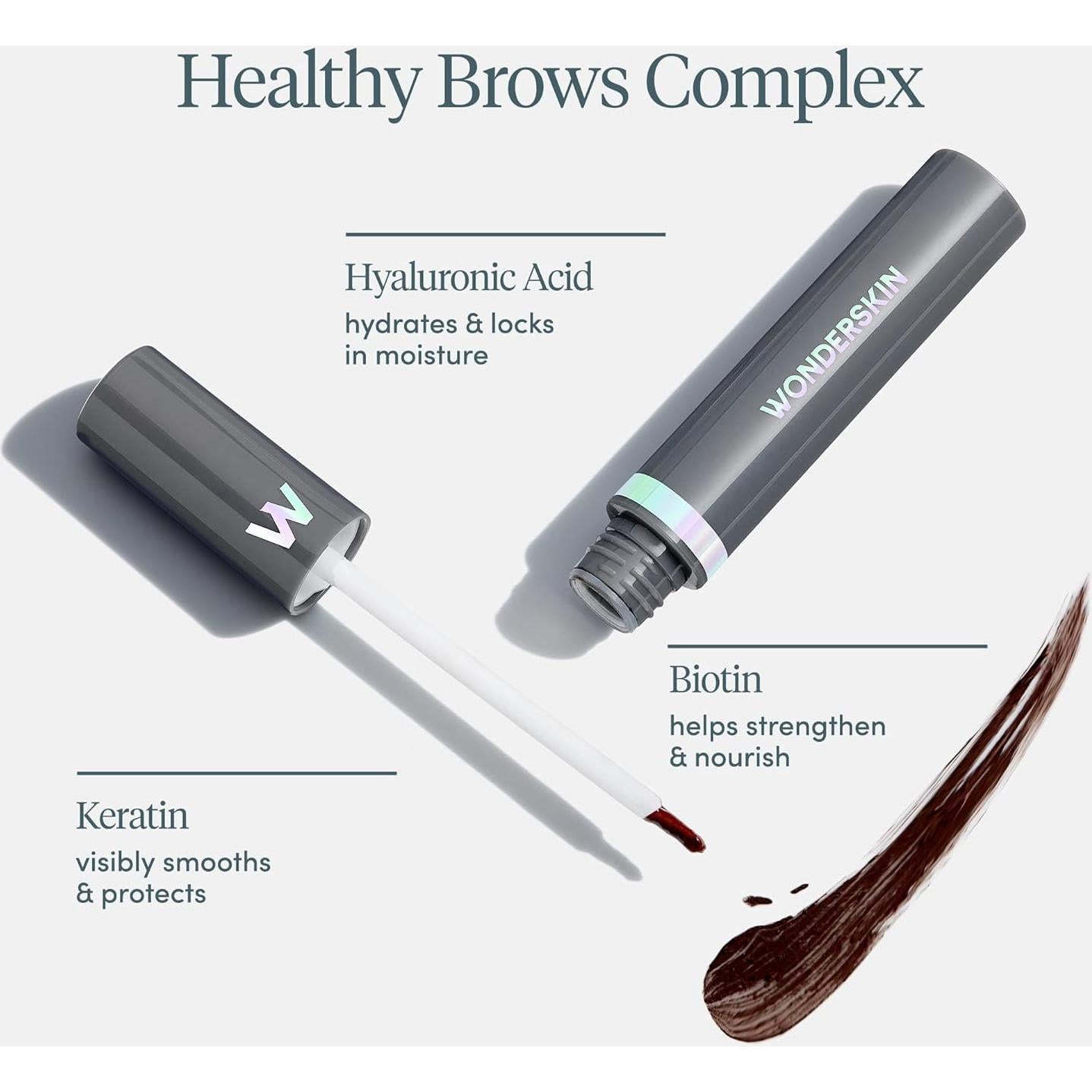 Gel para Cejas Wonderskin Dream Brow Castaño Oscuro 38g