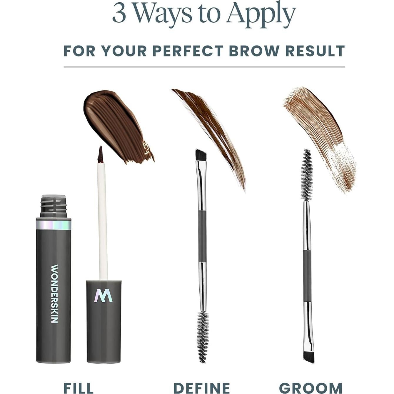 Gel para Cejas Wonderskin Dream Brow Castaño Oscuro 38g