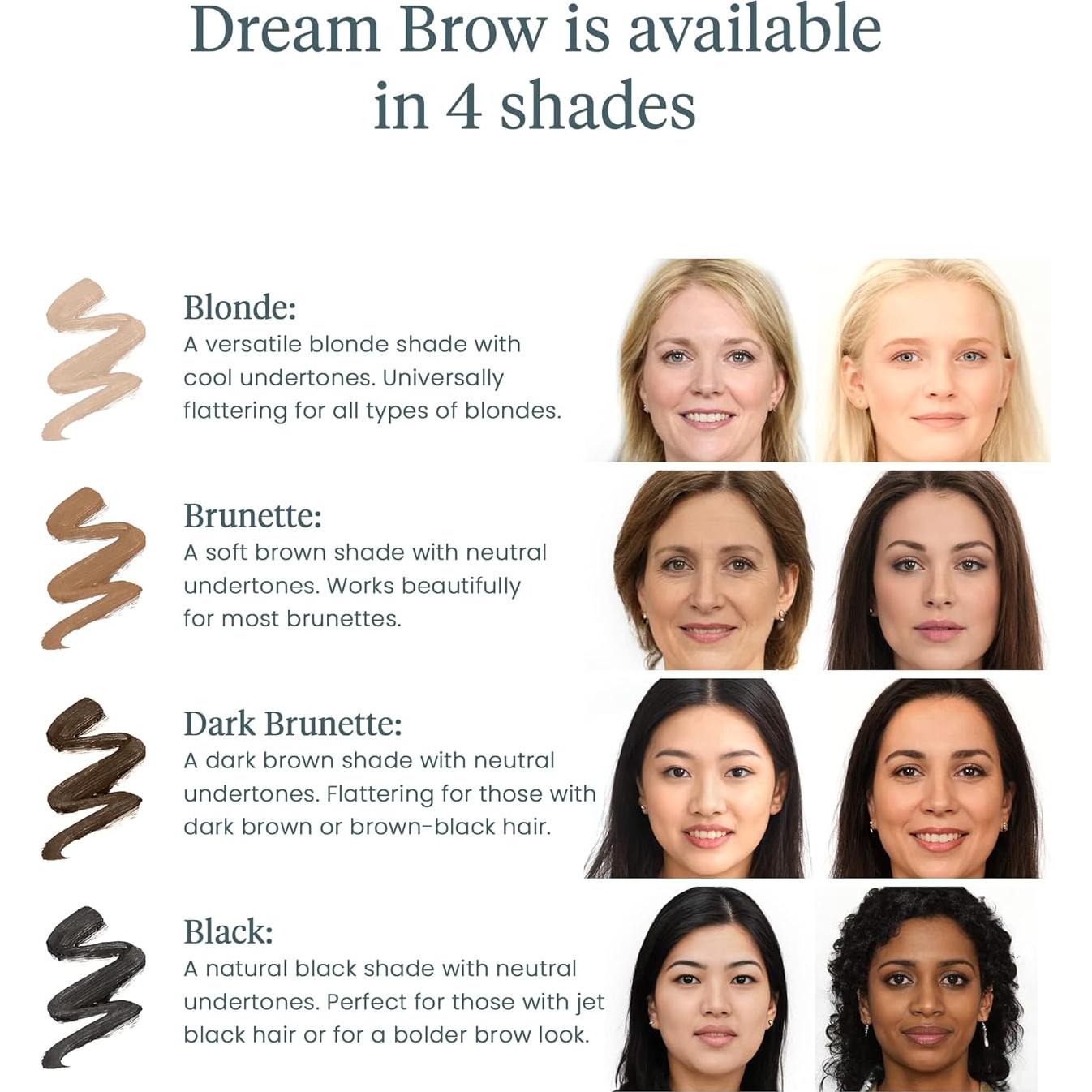 Gel para Cejas Wonderskin Dream Brow Castaño Oscuro 38g