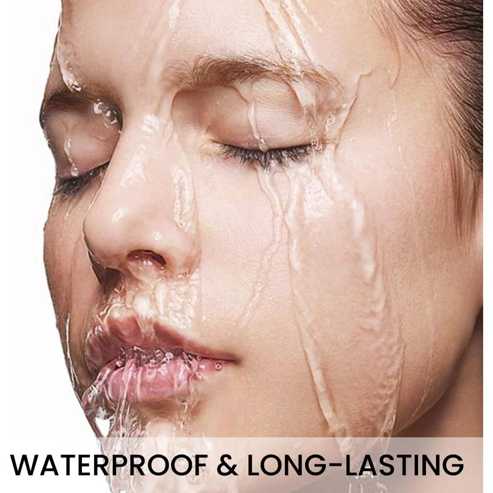 Lápiz de Cejas Kaely 2 Piezas Marrón Claro 4 Puntas Impermeable