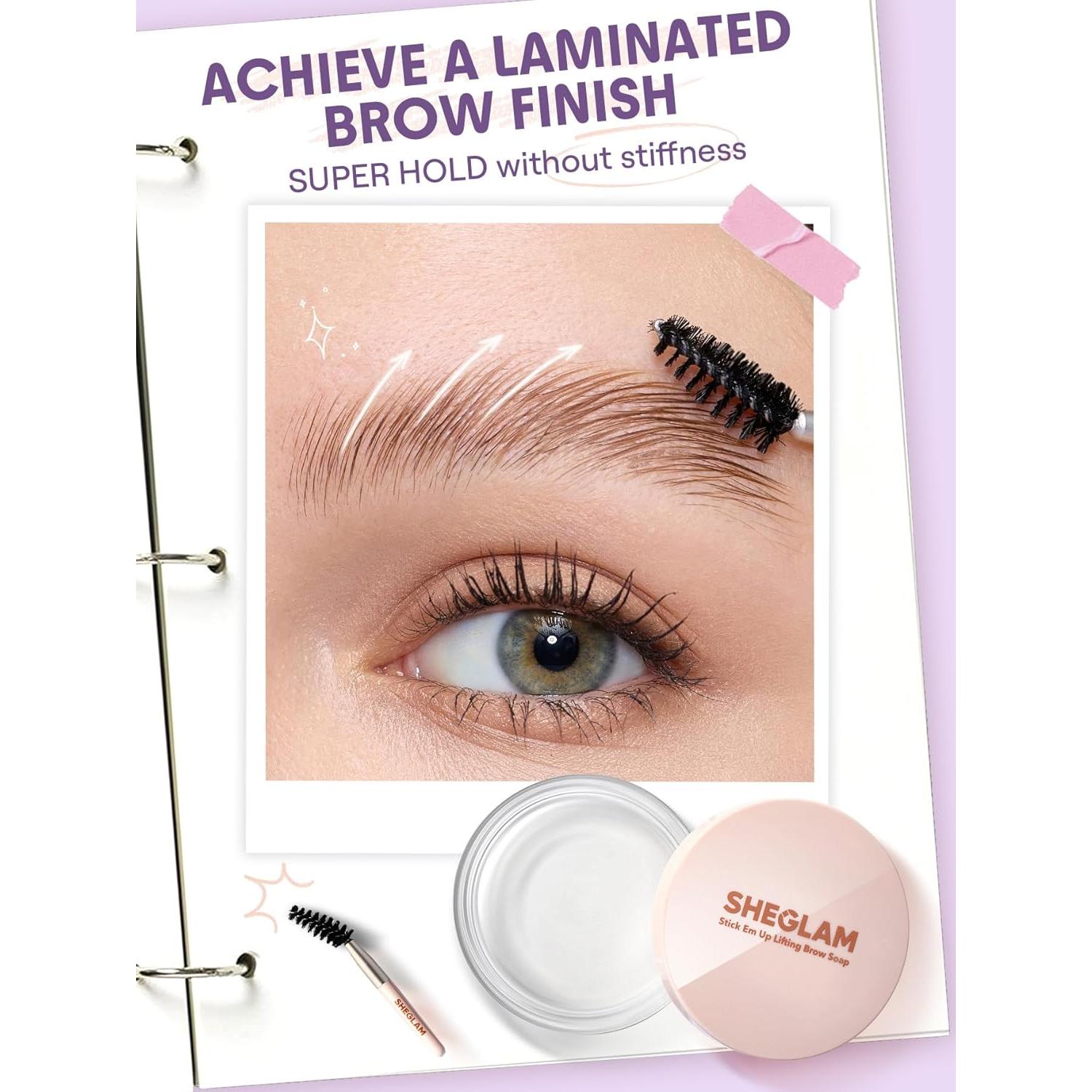 Jabón para Cejas SHEGLAM Stick Em Up 70g Impermeable