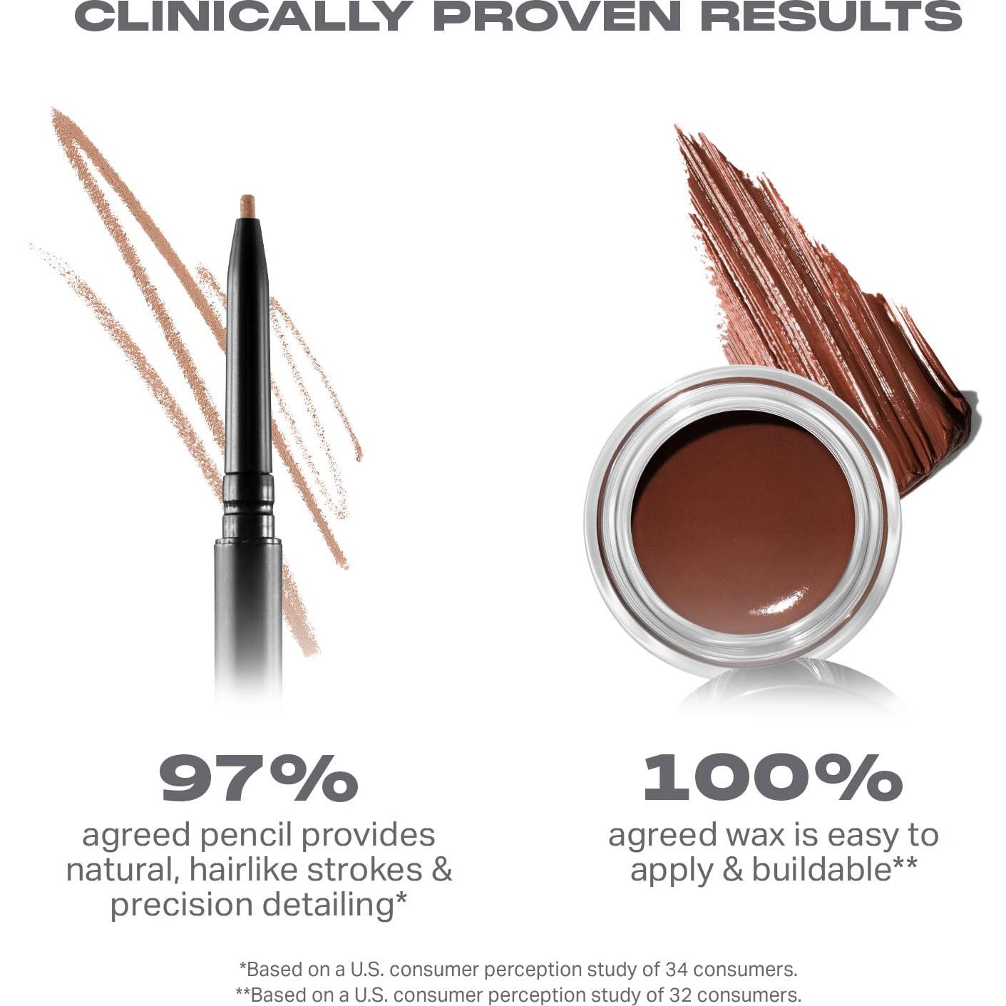 Kit de Cejas Morphe High Archiever - Lápiz, Cera y Brocha Latte