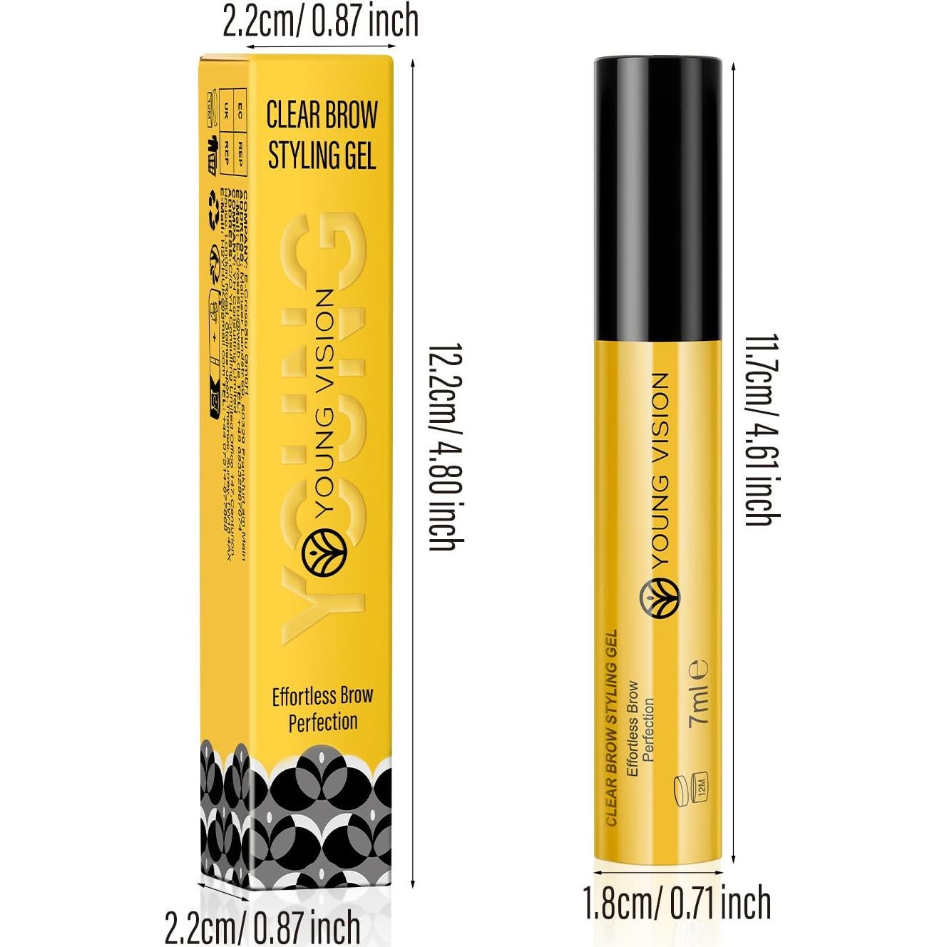 Gel para Cejas YOUNG VISION - Transparente Impermeable 32g