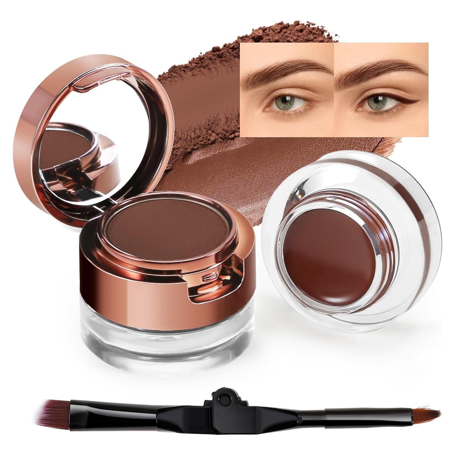 Kit de Cejas 2 en 1 Shenzhenshimuyu - Pomada y Polvo