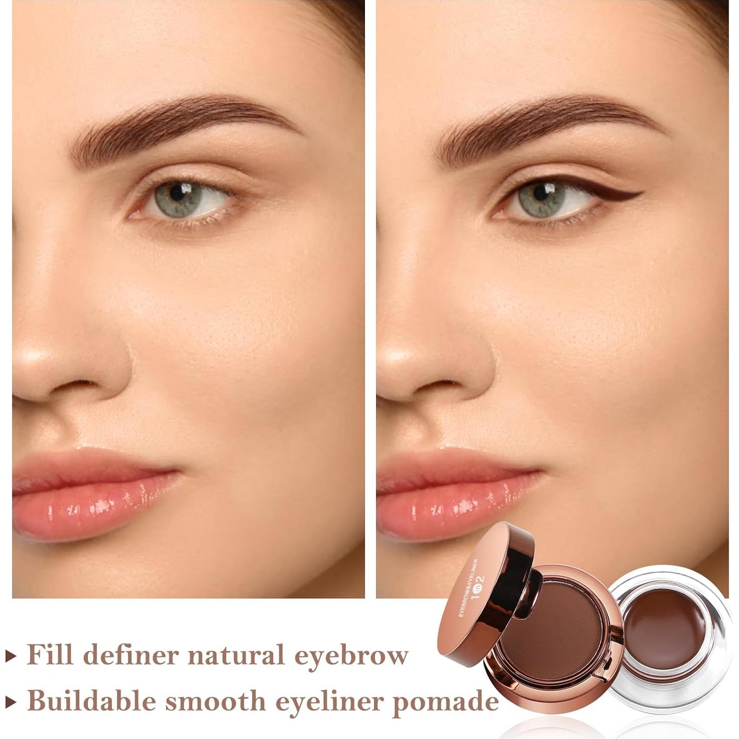 Kit de Cejas 2 en 1 Shenzhenshimuyu - Pomada y Polvo