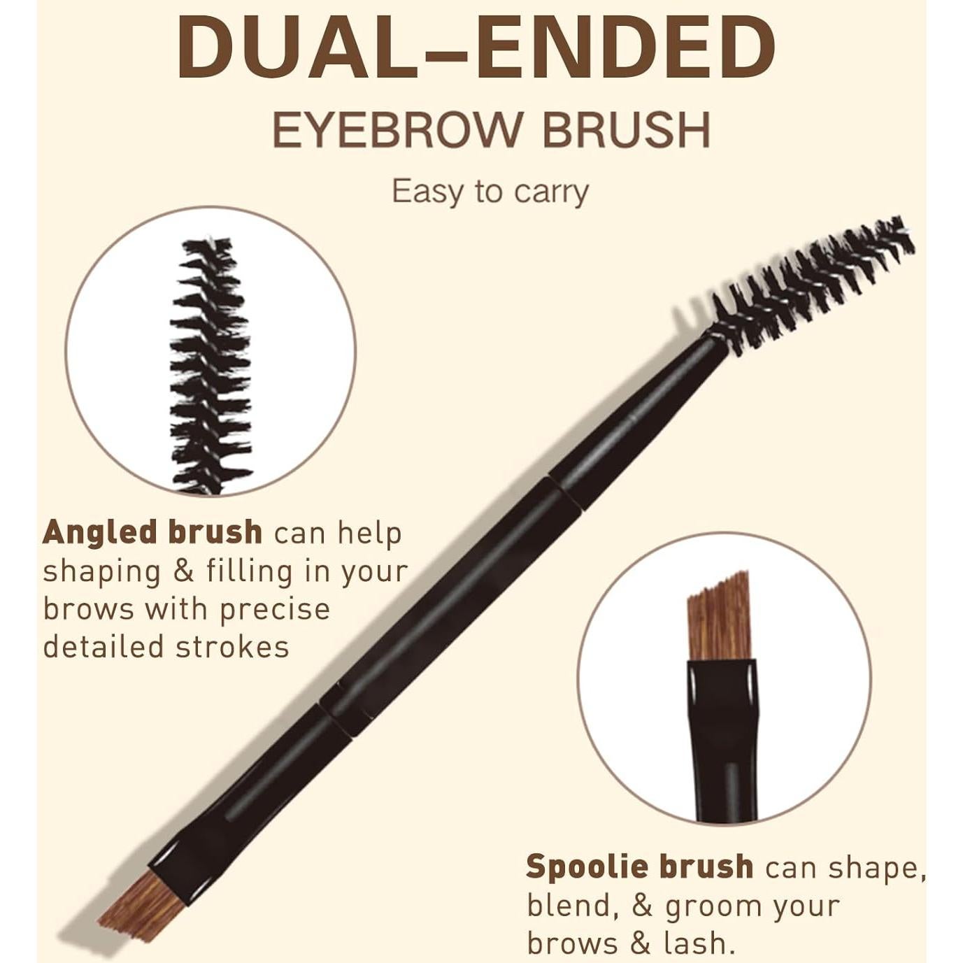 Kit de Maquillaje para Cejas UCANBE - Pomada y Gel Transparente