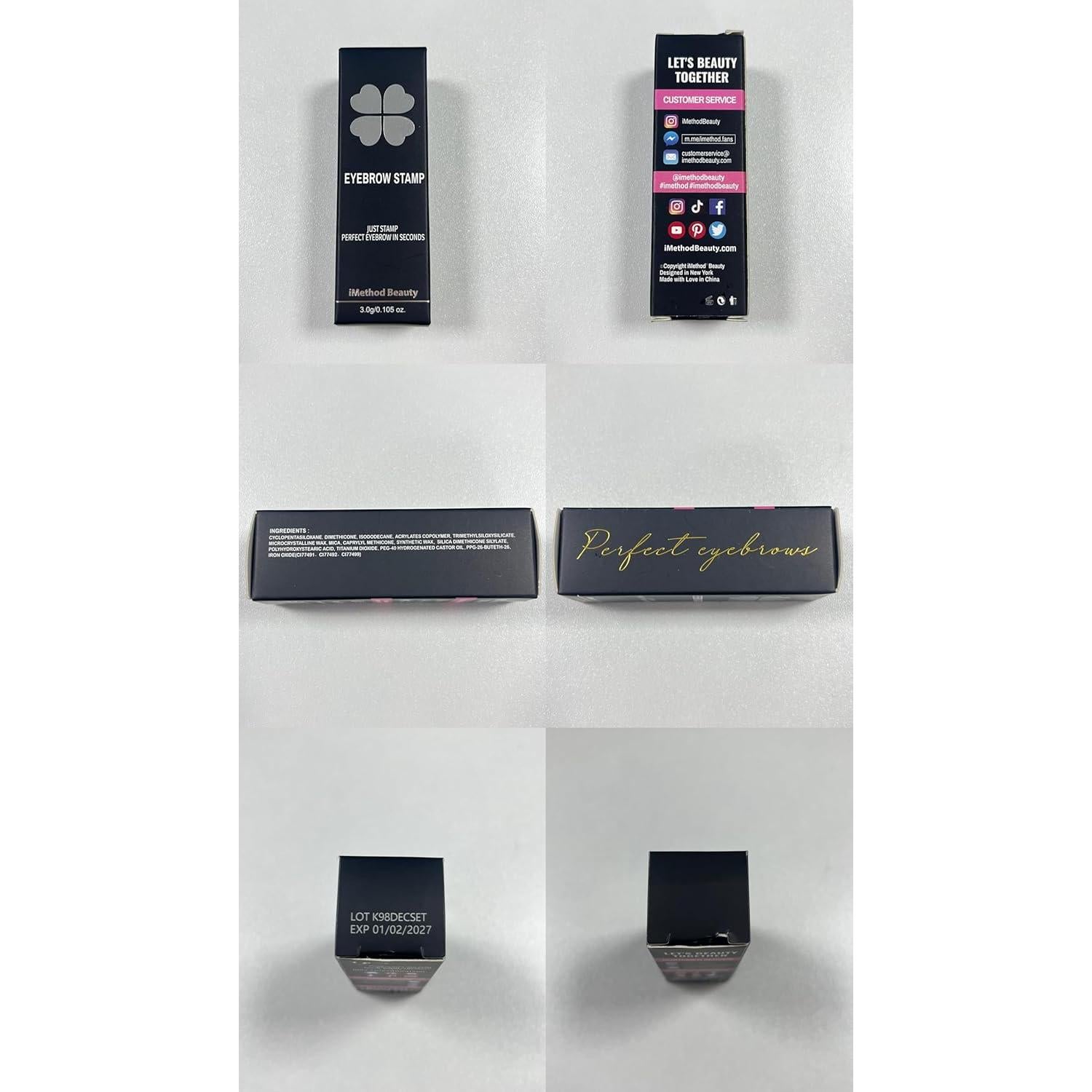 Sello de Cejas iMethod 02 - Recarga de Polvo Marrón 17.86g