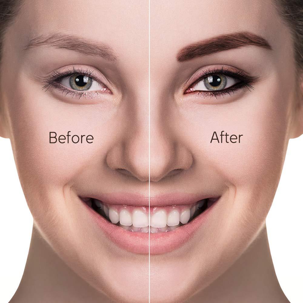 Gel de Cejas Impermeable YOLETO Marrón Oscuro 25g con Cepillo