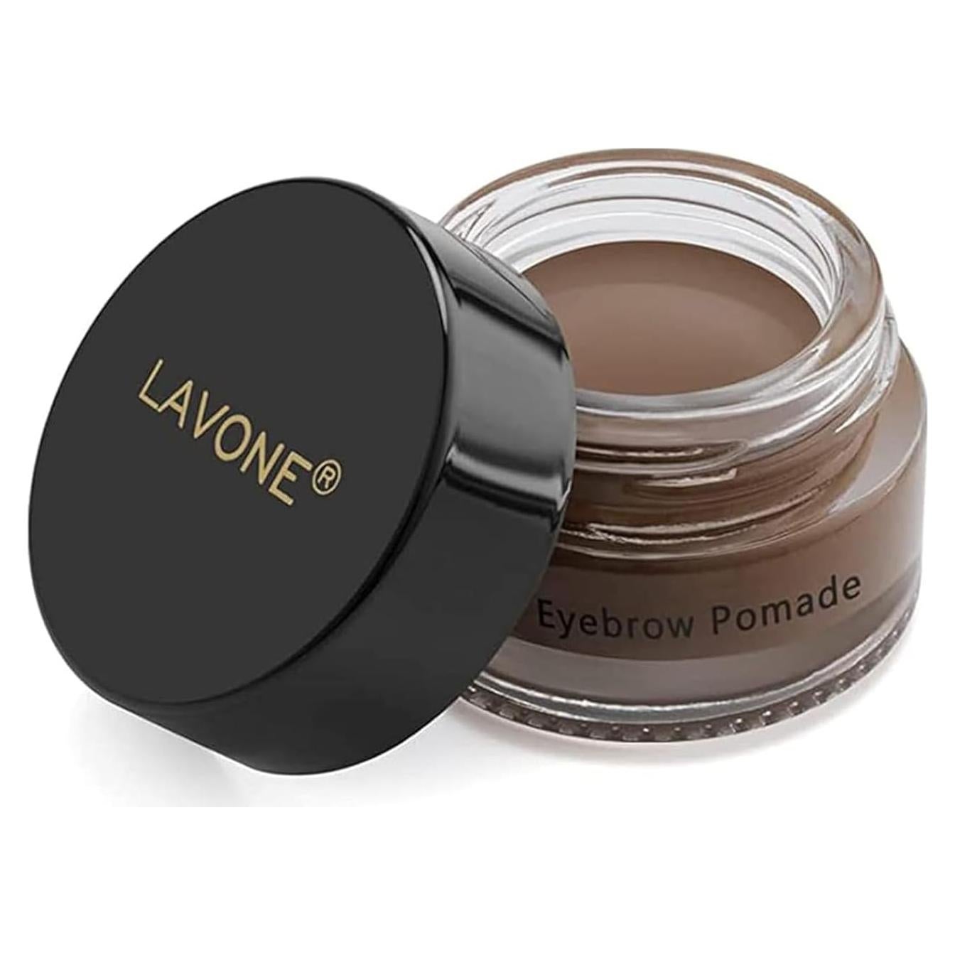 Pomada para Cejas LAVONE Marrón Oscuro a Prueba de Agua 36g