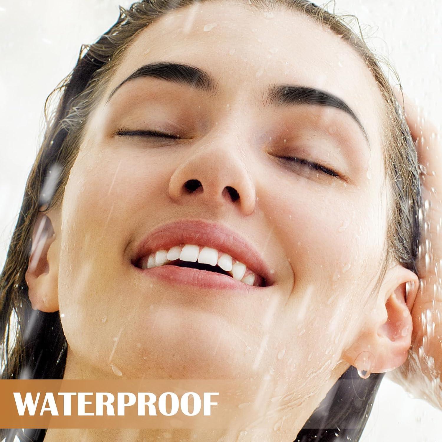 Bolígrafo de Cejas Boobeen Negro, Lápiz Microblading 4 Puntas