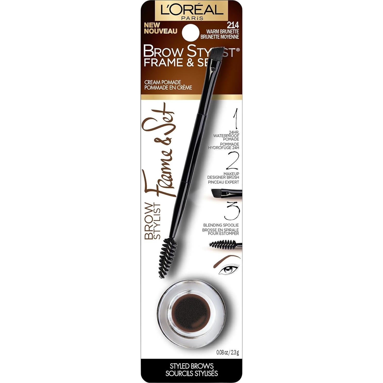 Pomada para Cejas L'Oreal Paris Castaño Cálido 2.27 g
