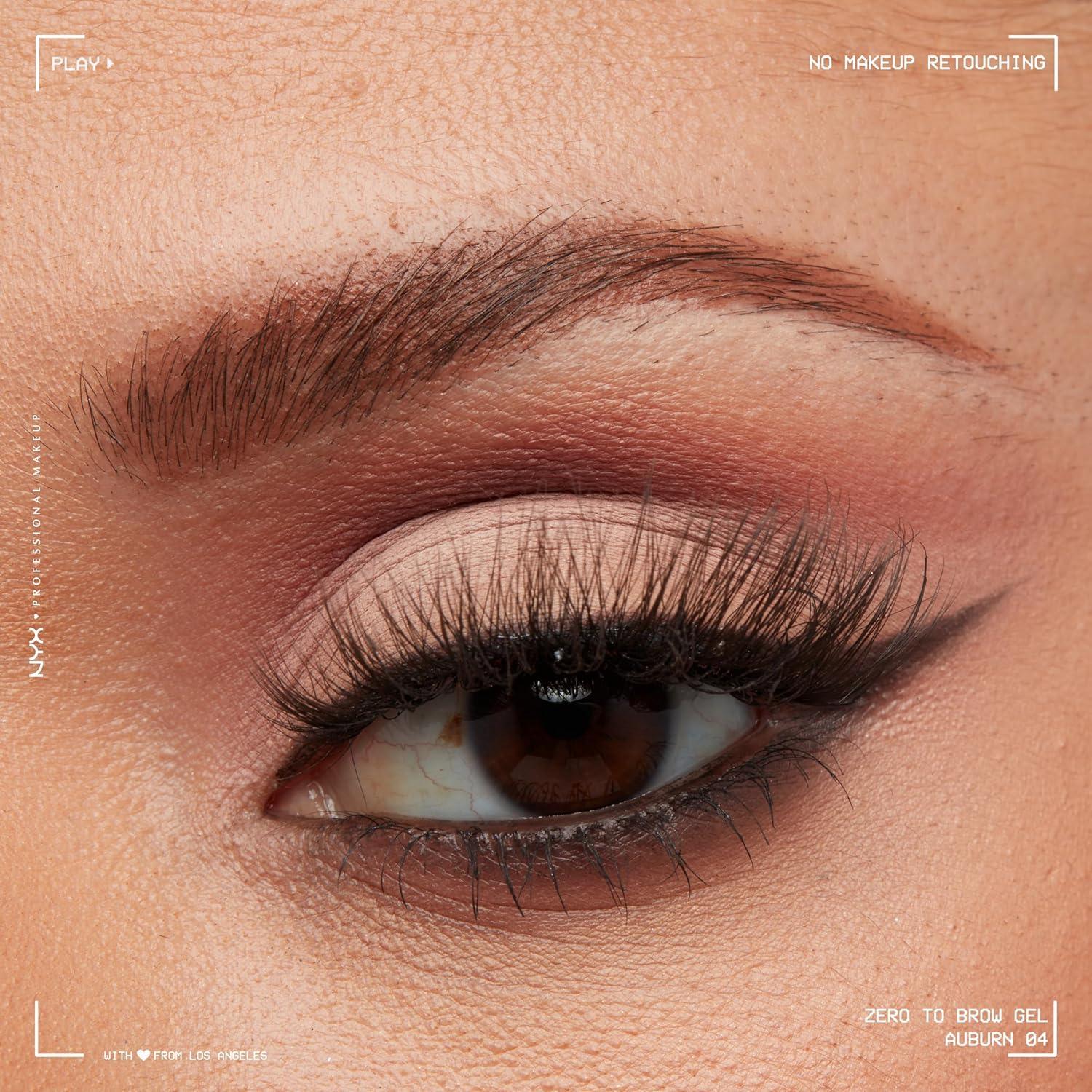 Gel de Cejas NYX Profesional Castaño 12.5g Larga Duración