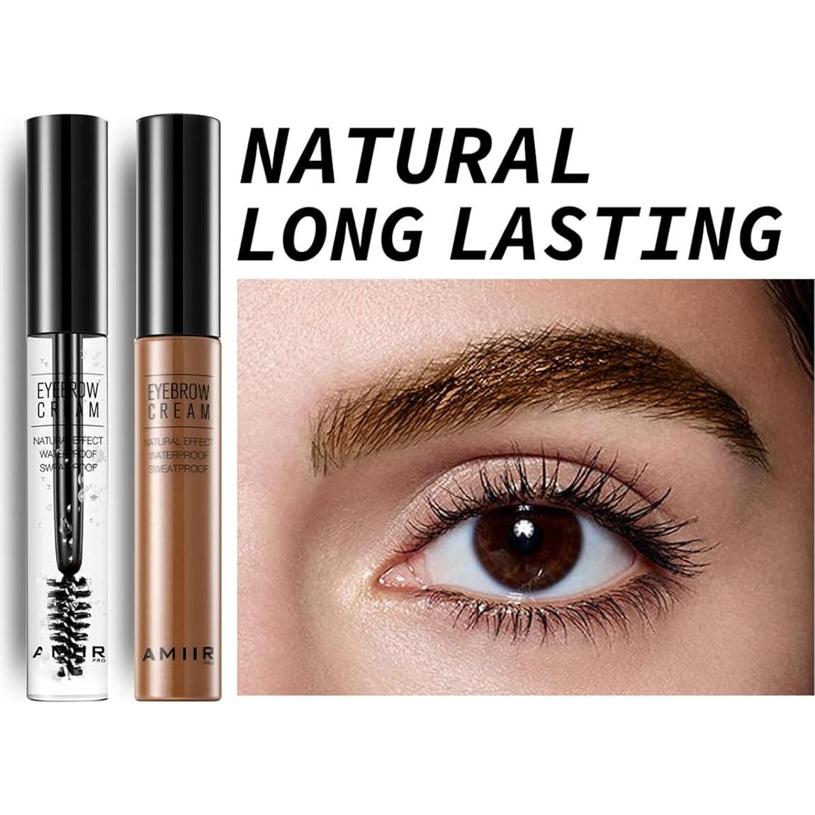 Kit de Tinte para Cejas AMIIR Castaño Resistente al Agua