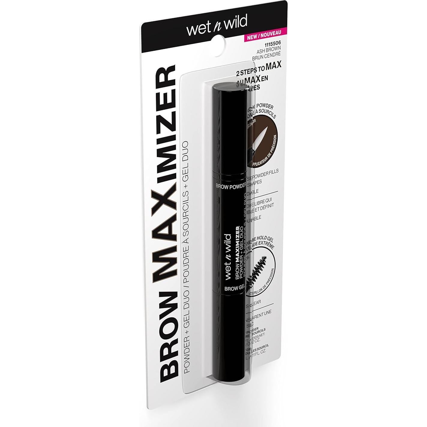 Duo Polvo y Gel para Cejas Wet n Wild Marrón Ceniza 3.13g