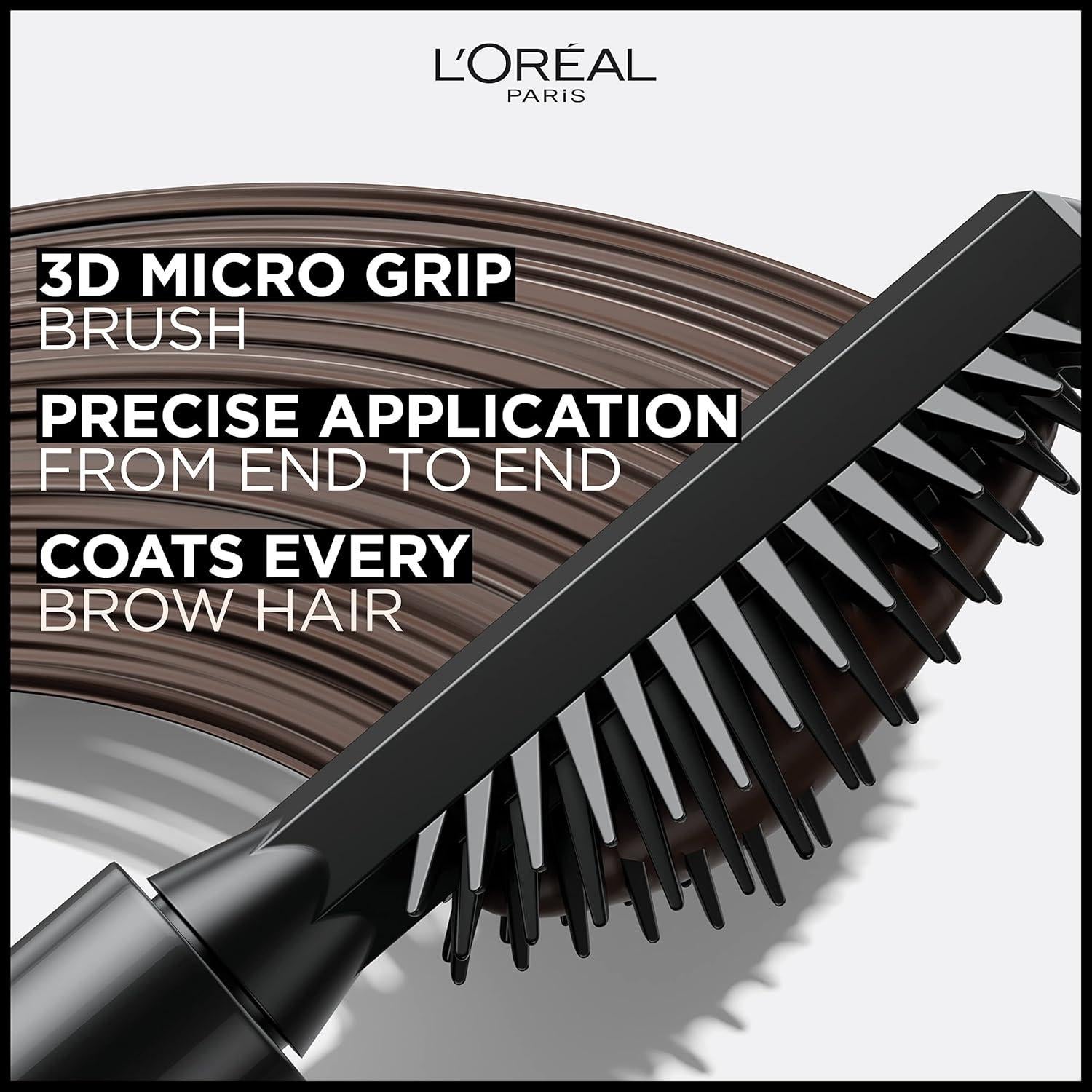 L'Oreal Paris Infallible Máscara de Cejas 24H Castaño Oscuro 3.85ml