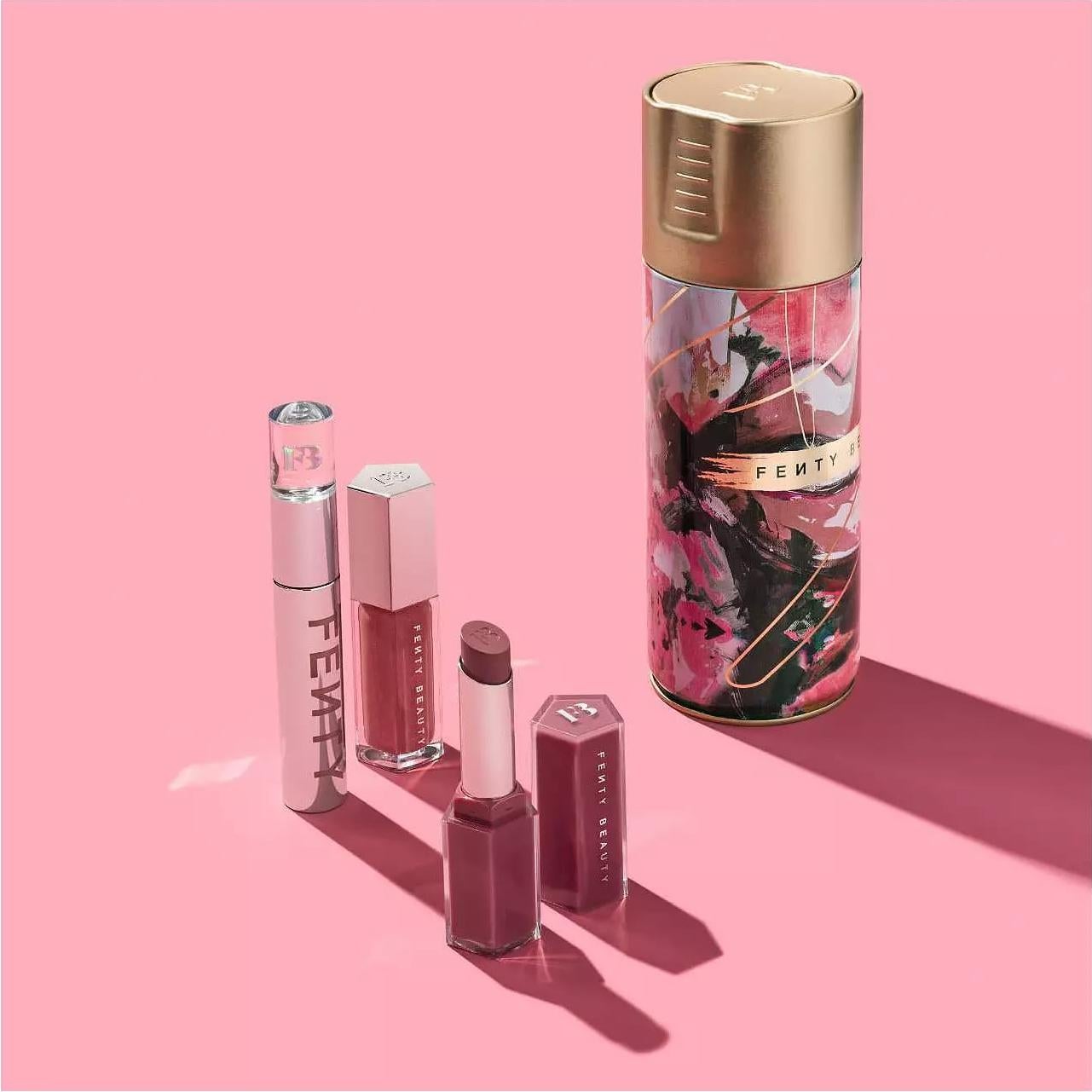 Set de Labios Fenty Beauty Riri Szn 3 Piezas Mauve Nude