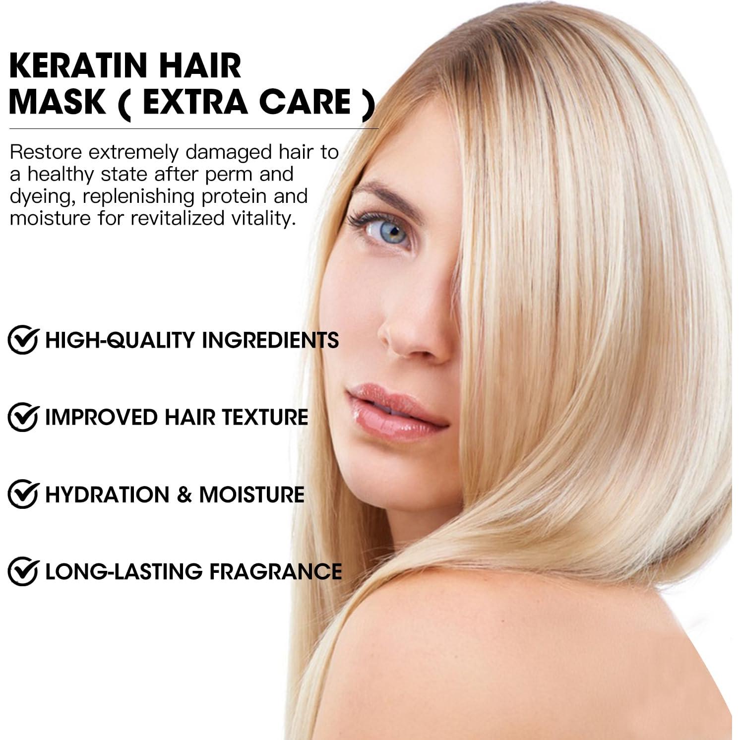 Mascarilla de Keratina CNMOFAXIN 496g - Hidratante y Reparadora