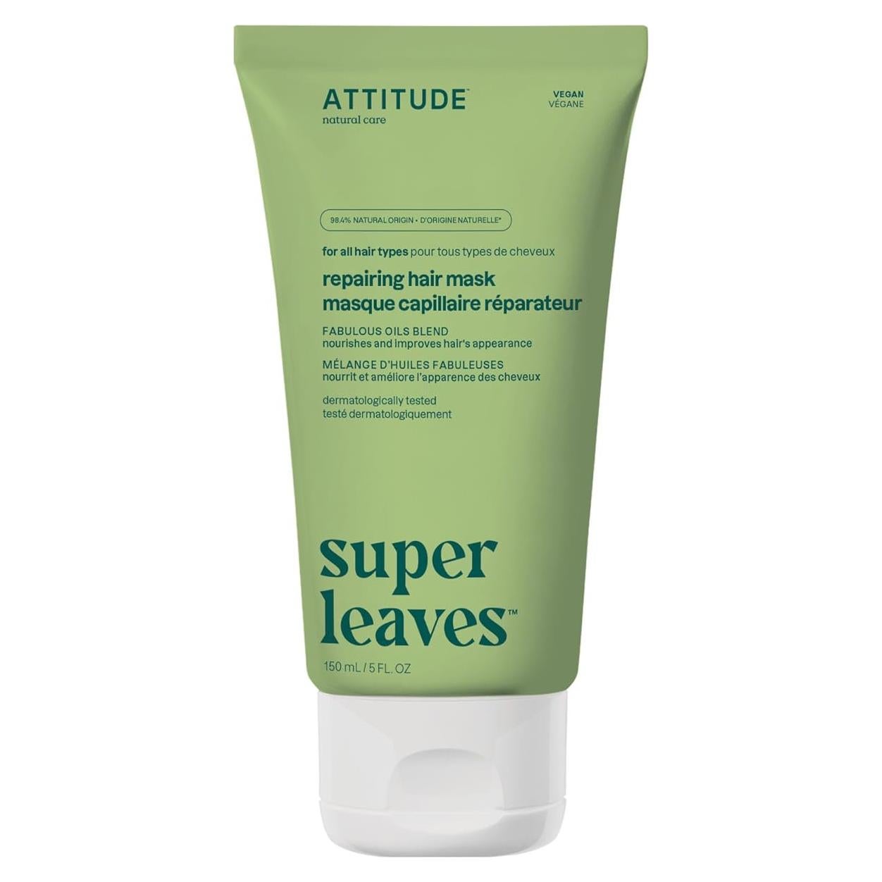 Mascarilla Reparadora para Cabello ATTITUDE 148 ml Vegana