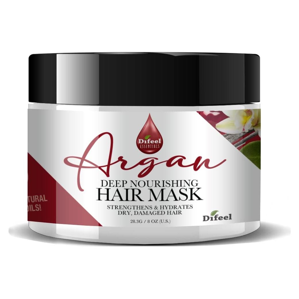 Máscara Capilar Nutritiva Difeel Essentials 227 g - Hidratante Argan